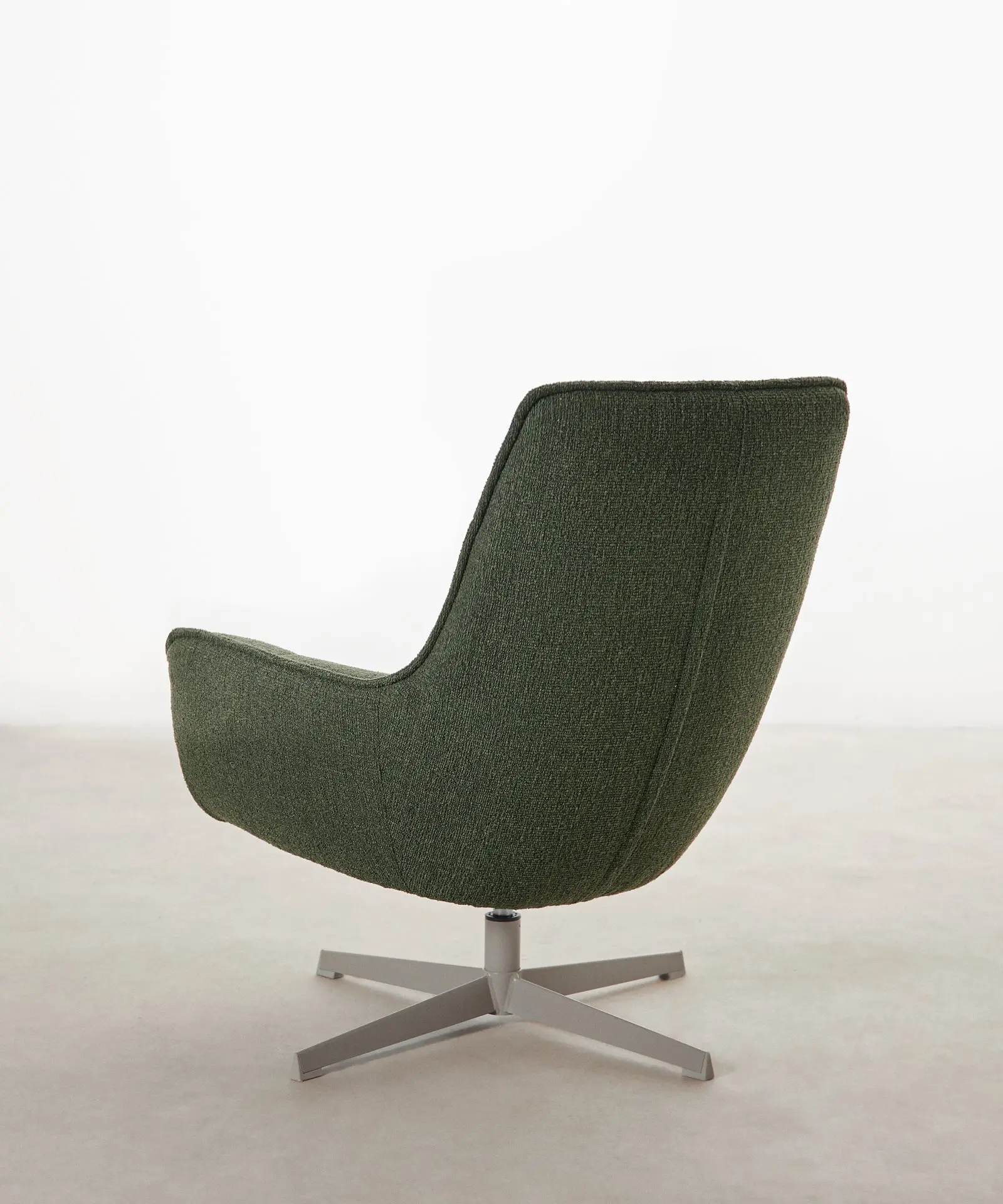 Sillón giratorio de tejido suave Alvar - Image 3