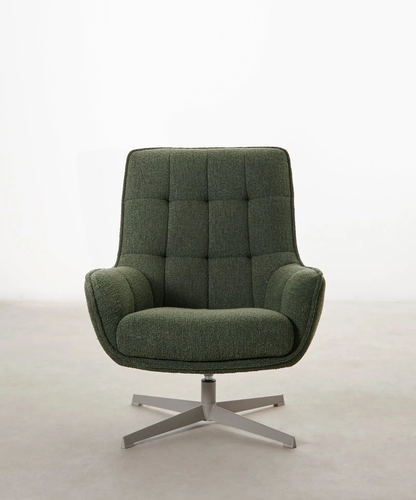 Sillón giratorio de tejido suave Alvar - Image 4