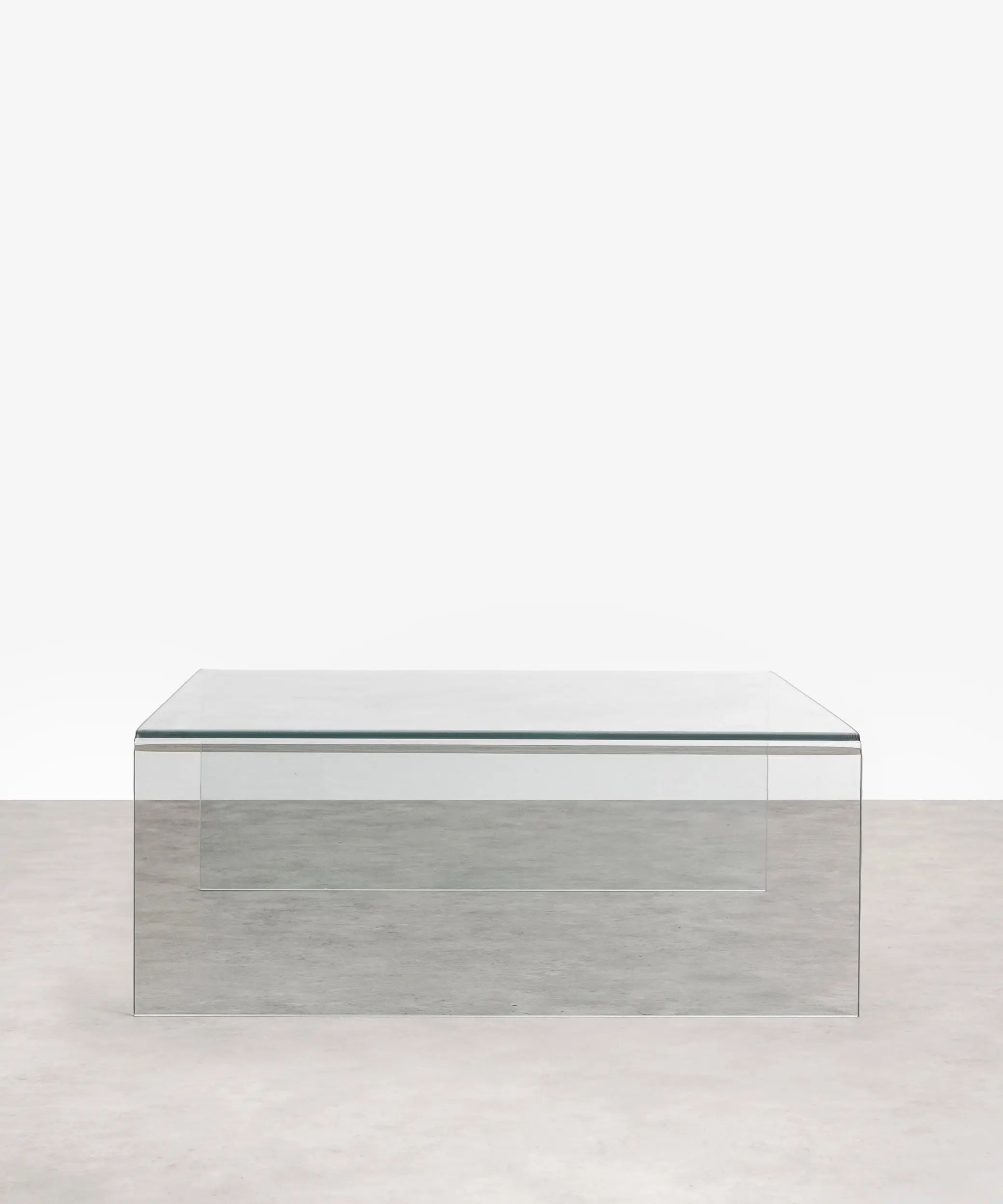 Mesa de Centro Cuadrada de Cristal Templado Burano (100x100 cm) - Image 23