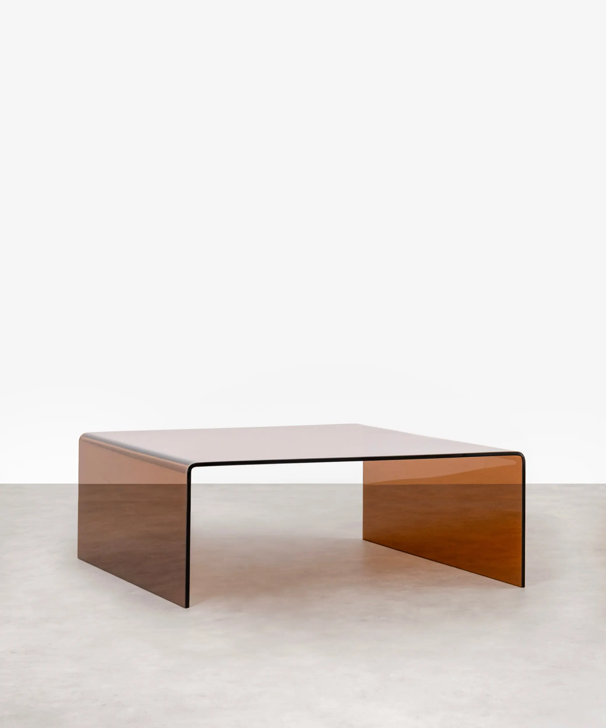 Mesa de Centro Cuadrada de Cristal Templado Burano (100x100 cm) - Image 4