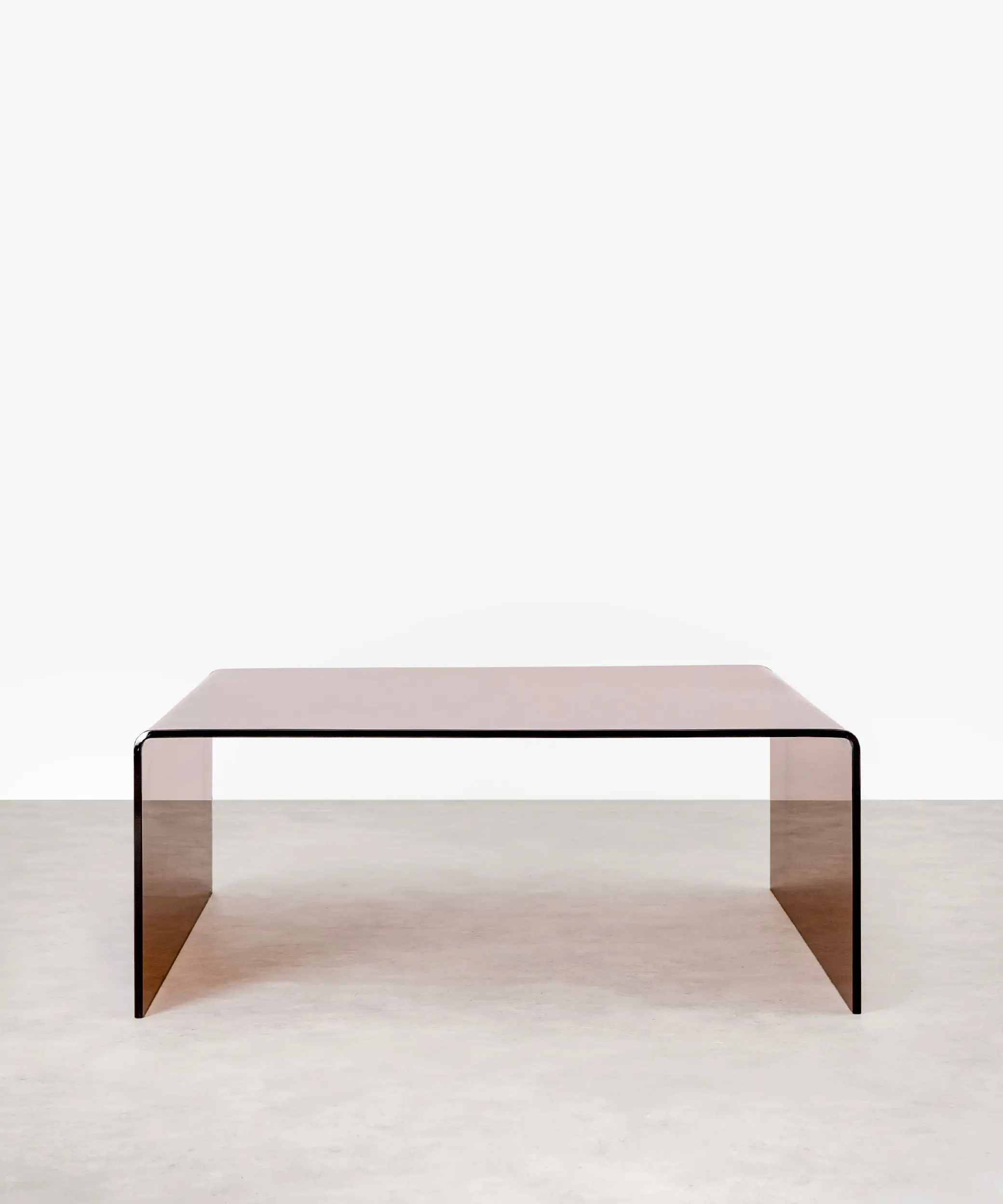 Mesa de Centro Cuadrada de Cristal Templado Burano (100x100 cm) - Image 5