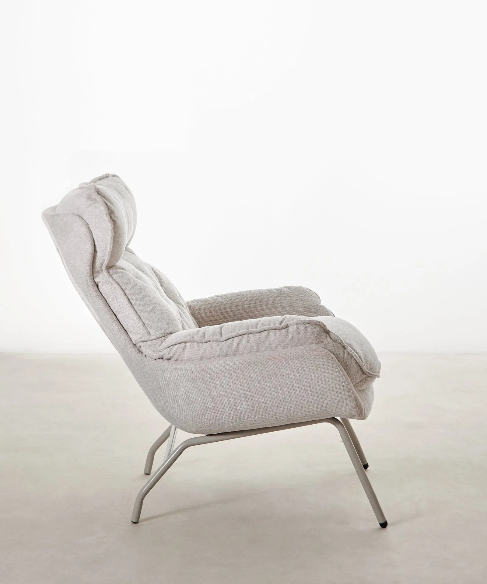 Sillón tapizado en tela suave Lennart - Image 3