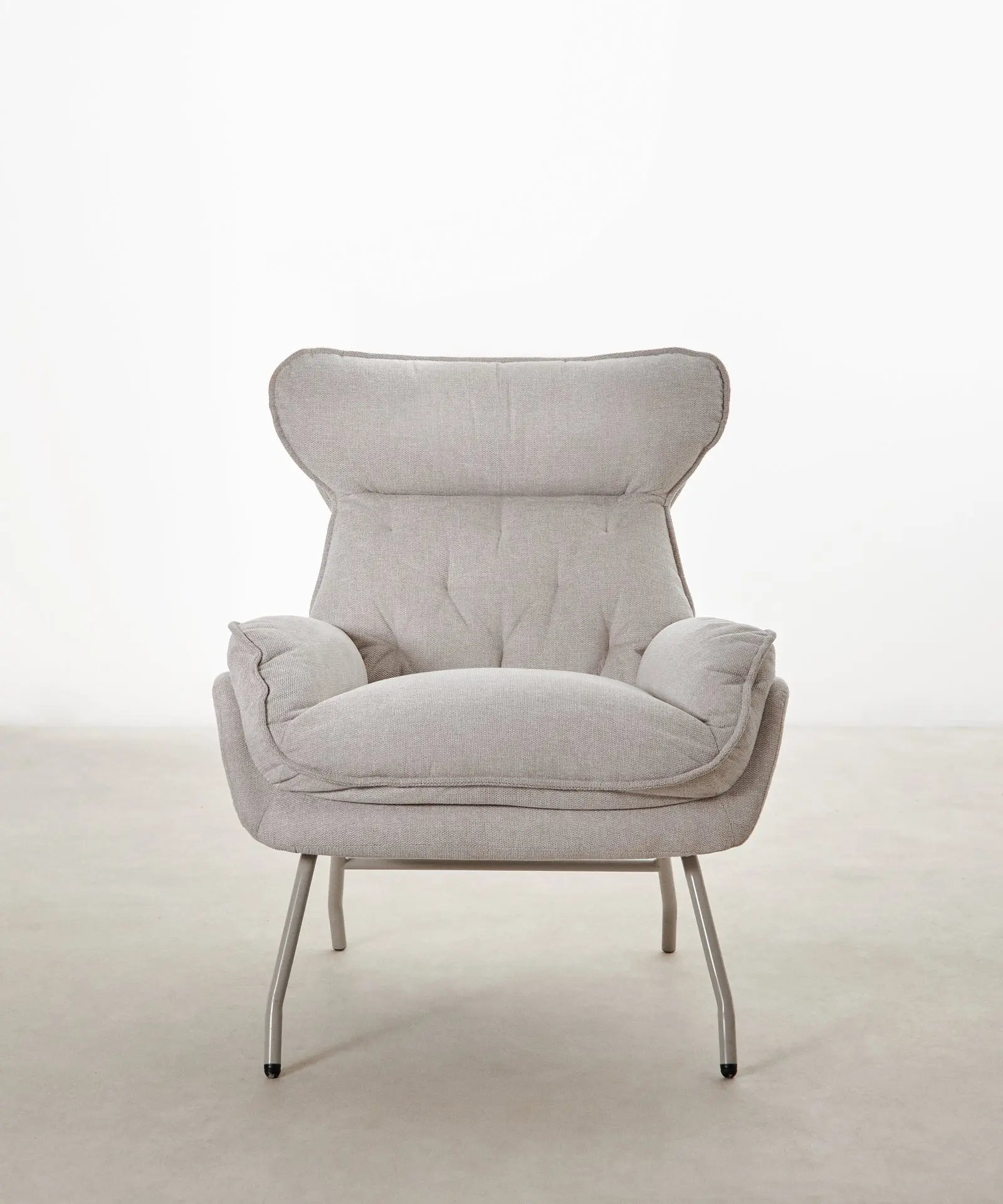 Sillón tapizado en tela suave Lennart - Image 4