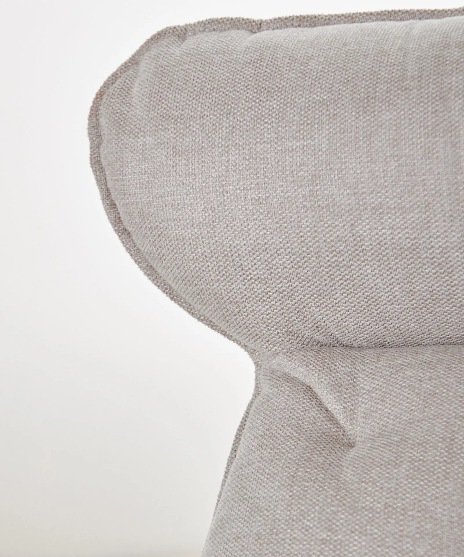 Sillón tapizado en tela suave Lennart - Image 5