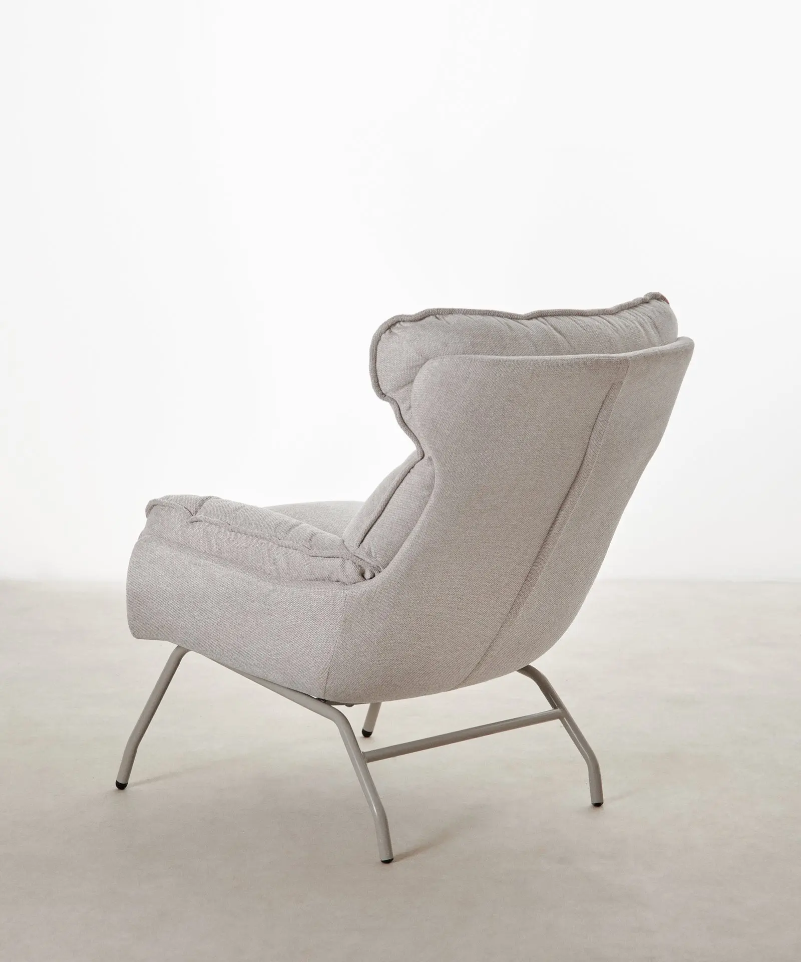 Sillón tapizado en tela suave Lennart - Image 6