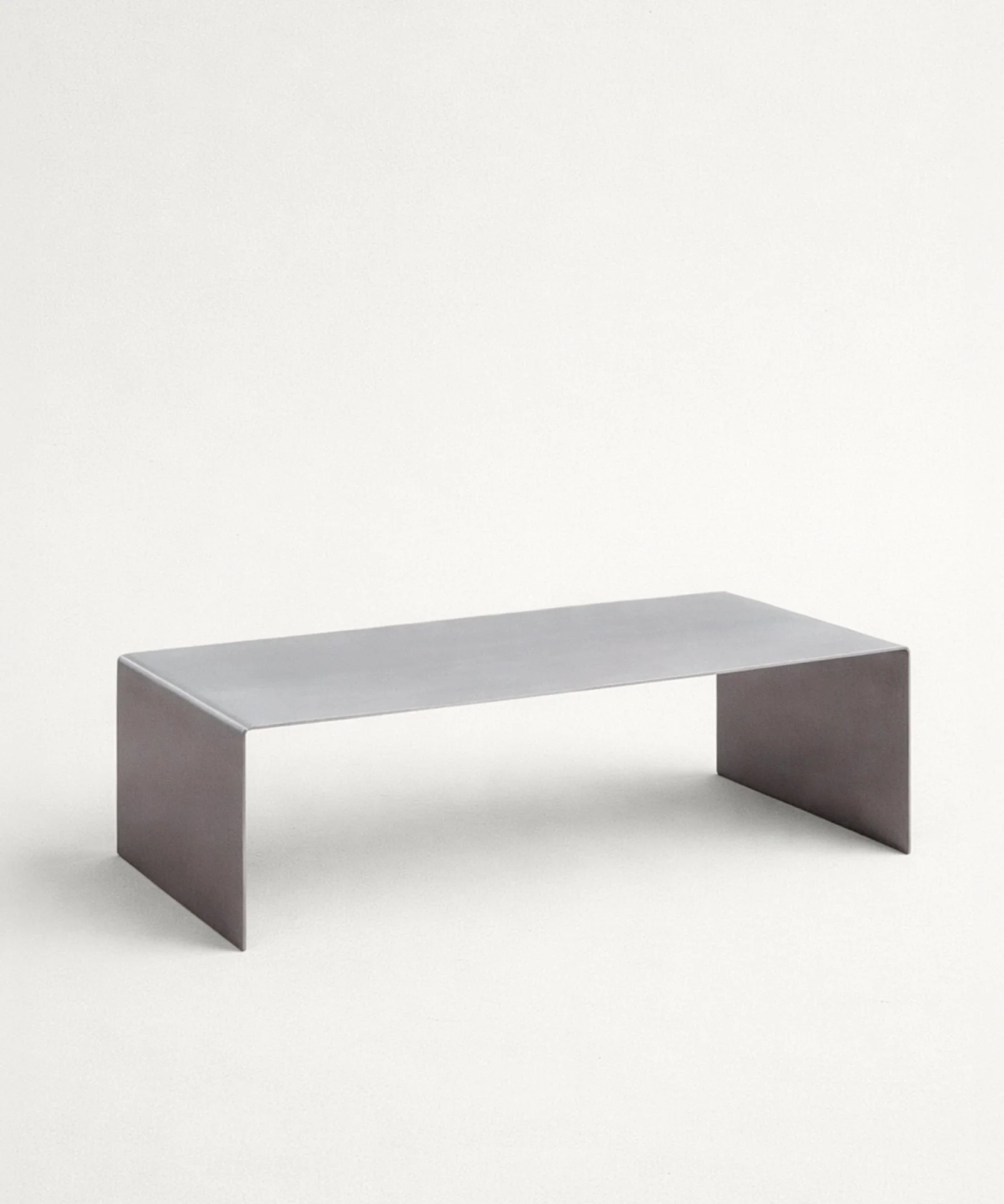Mesa Centro de Metal Templado Claire (100x37 cm)