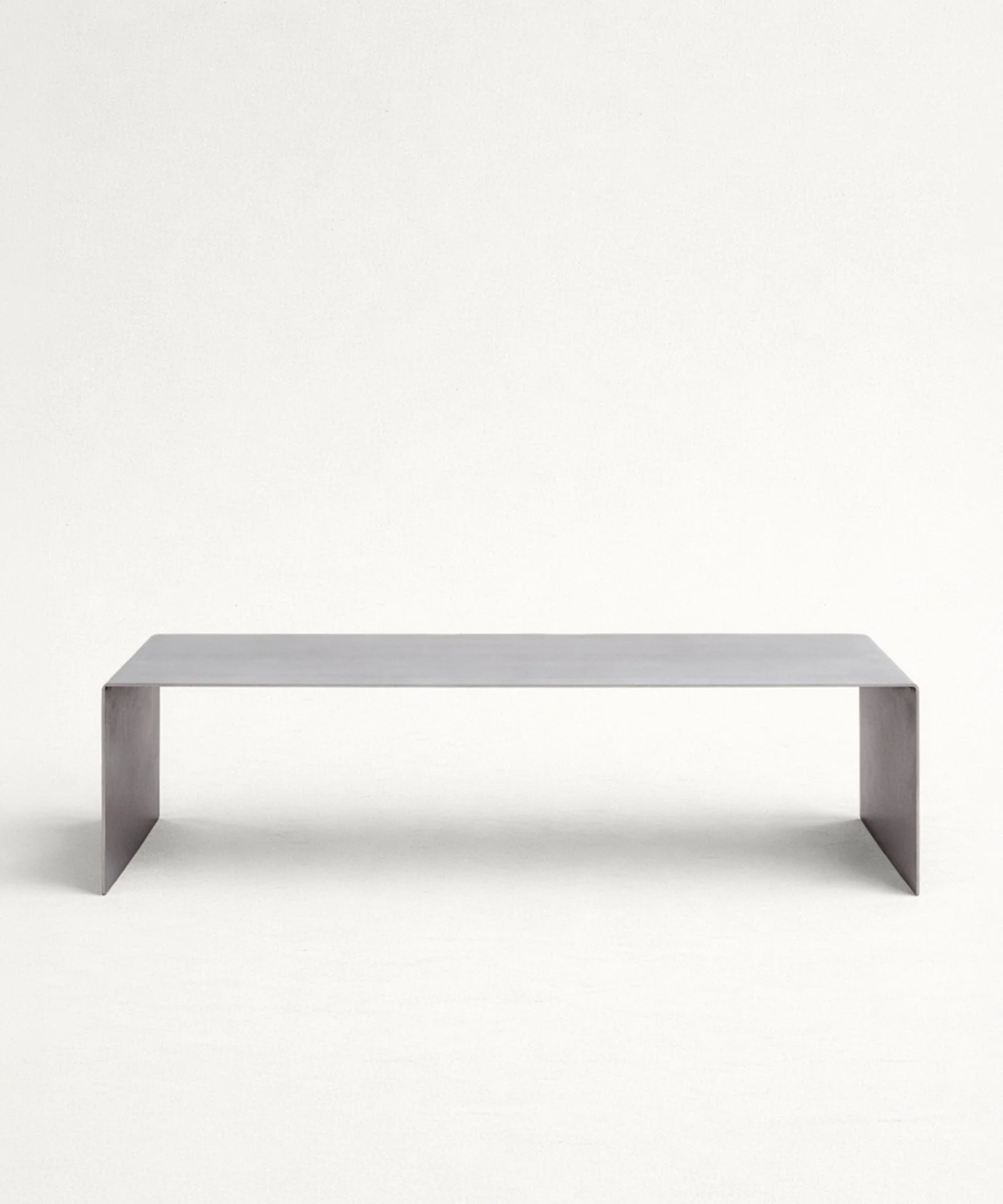 Mesa Centro de Metal Templado Claire (100x37 cm) - Image 4