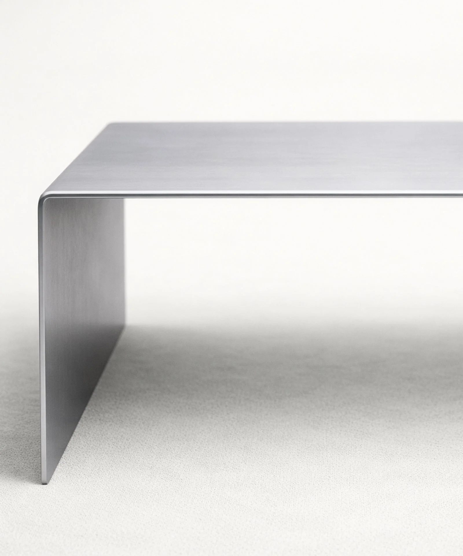 Mesa Centro de Metal Templado Claire (100x37 cm) - Image 5