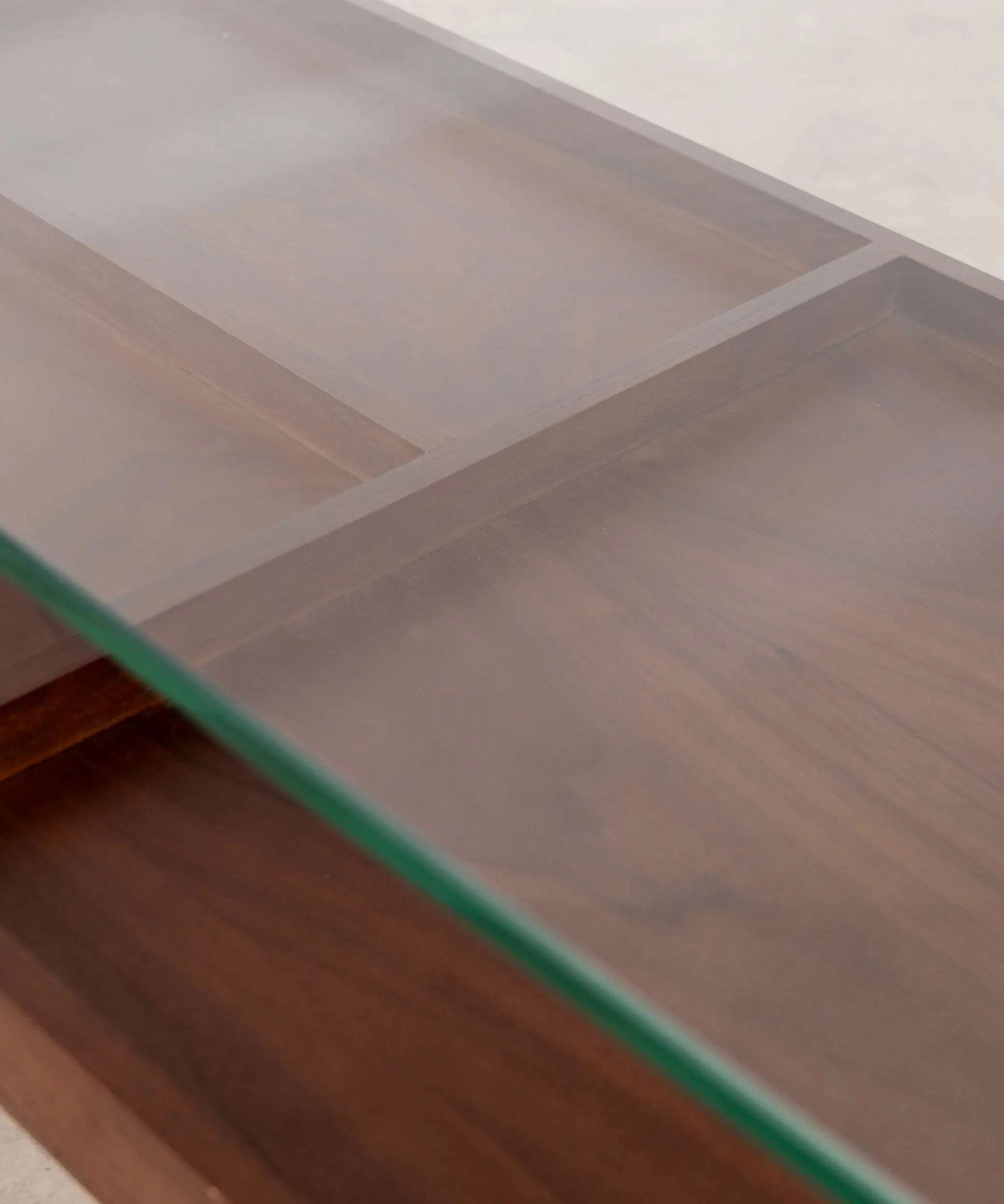 Mesa Centro de Cristal Templado y Madera Corina (110x55 cm) - Image 10