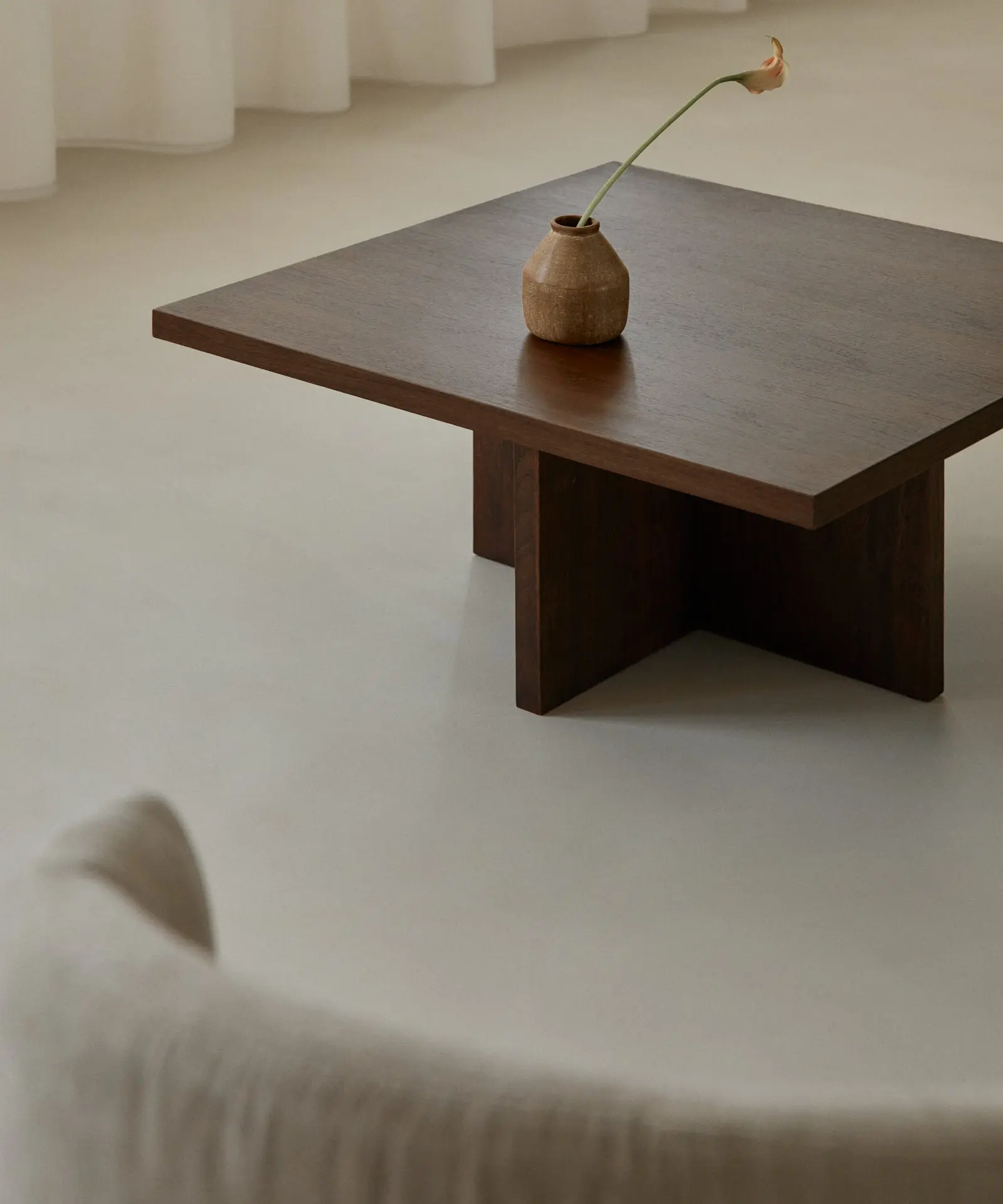 Mesa de Centro Cuadrada en Madera Nara (80x80 cm) - Image 5