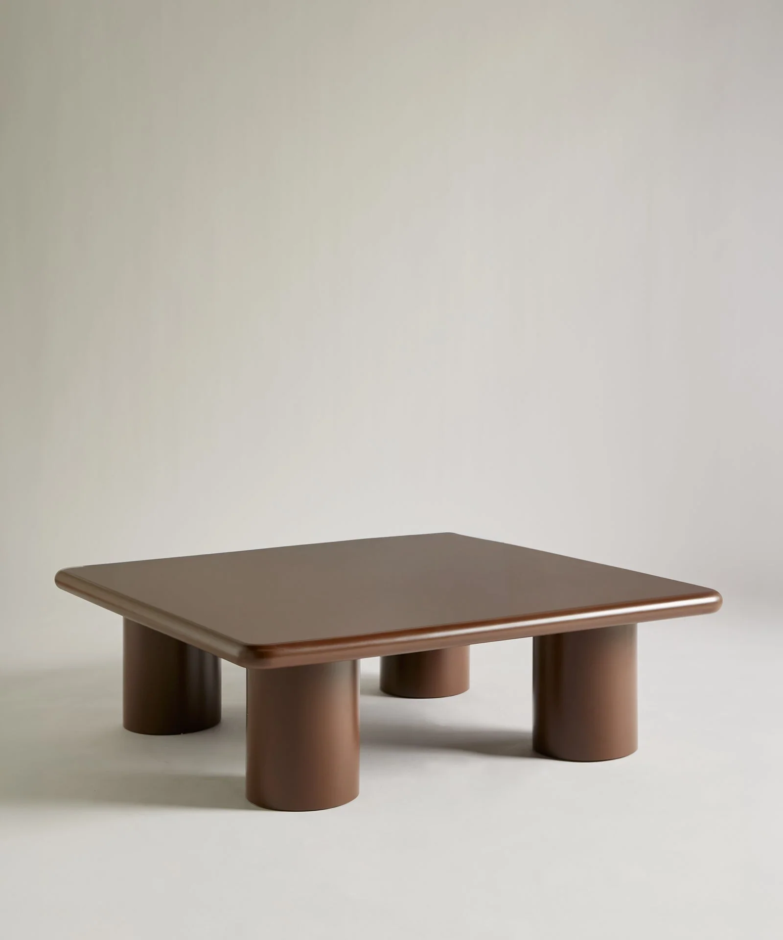 Mesa de Centro de Madera Lacada Dive (100x100 cm) - Image 3