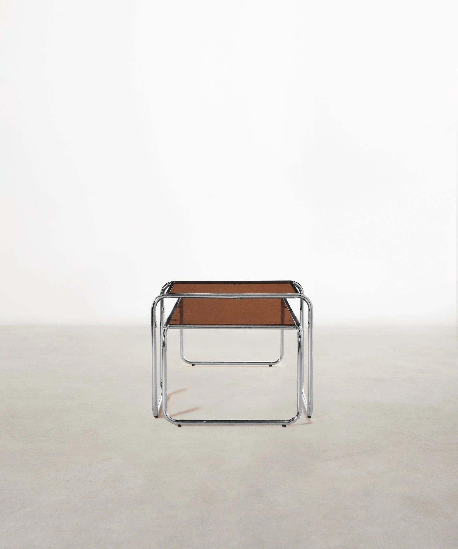 Mesa de Centro en Acero y Cristal Templado Lesvos - Image 3