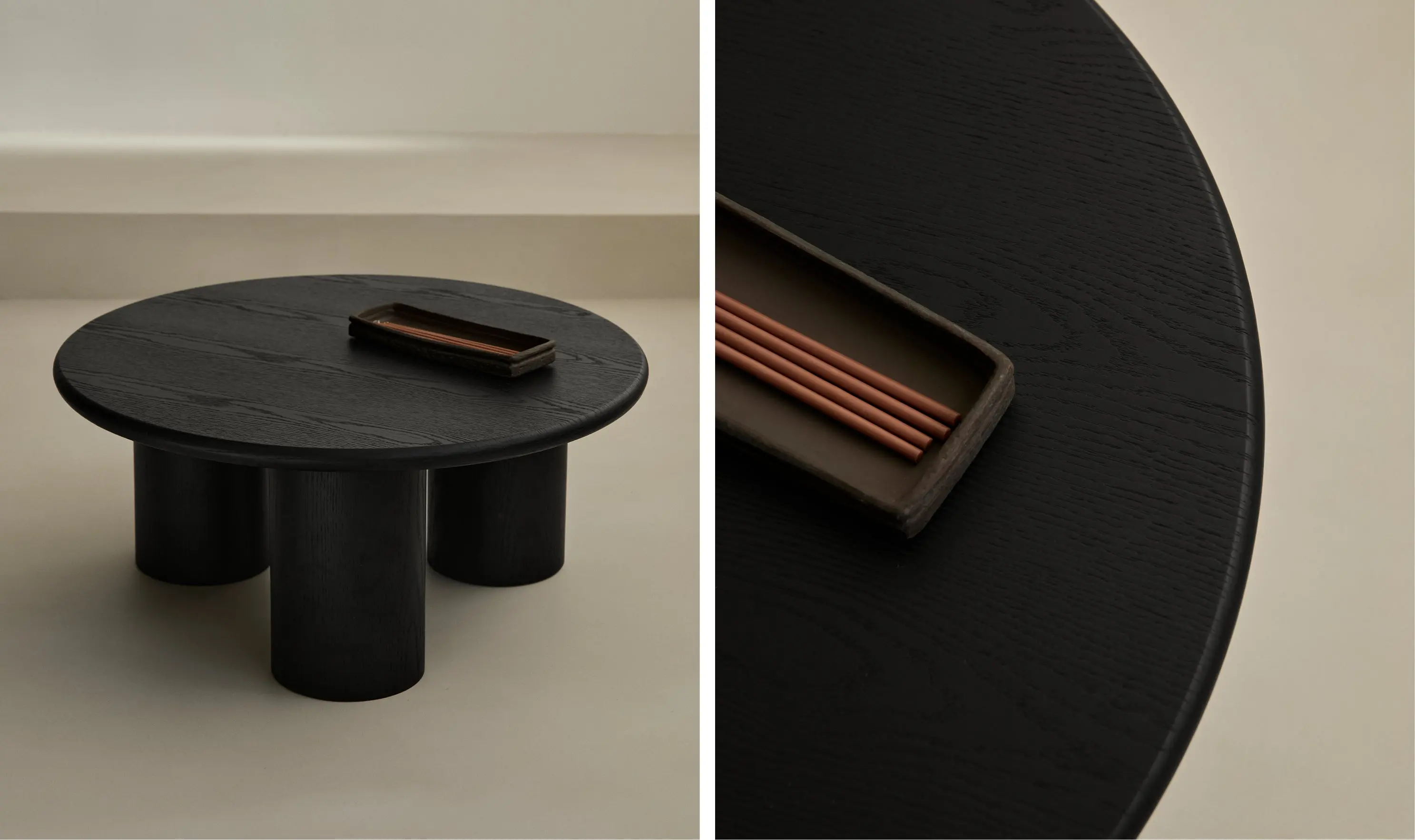 Mesa de Centro Redonda en Madera Aisha (80 cm) - Image 12
