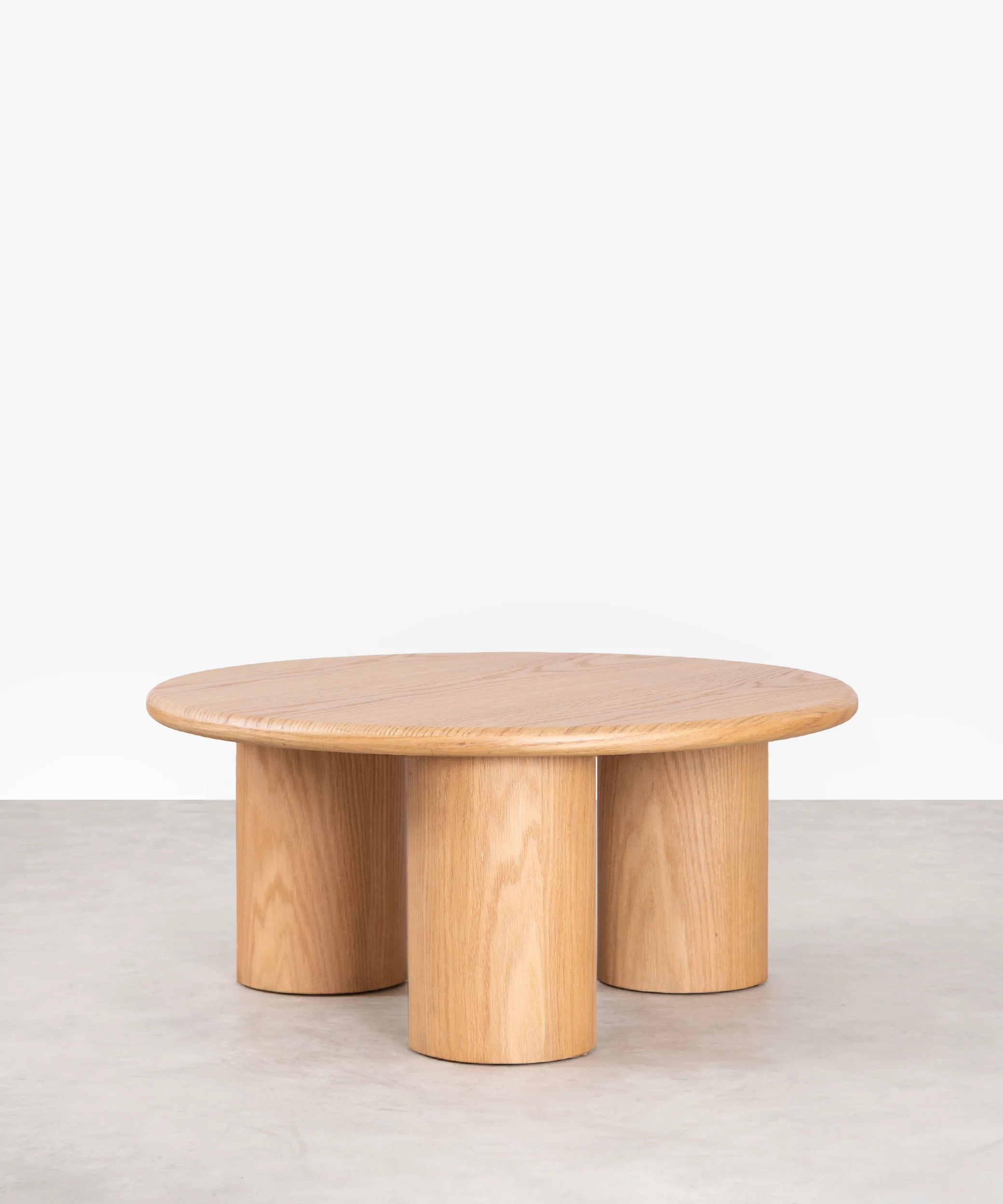 Mesa de Centro Redonda en Madera Aisha (80 cm) - Image 8