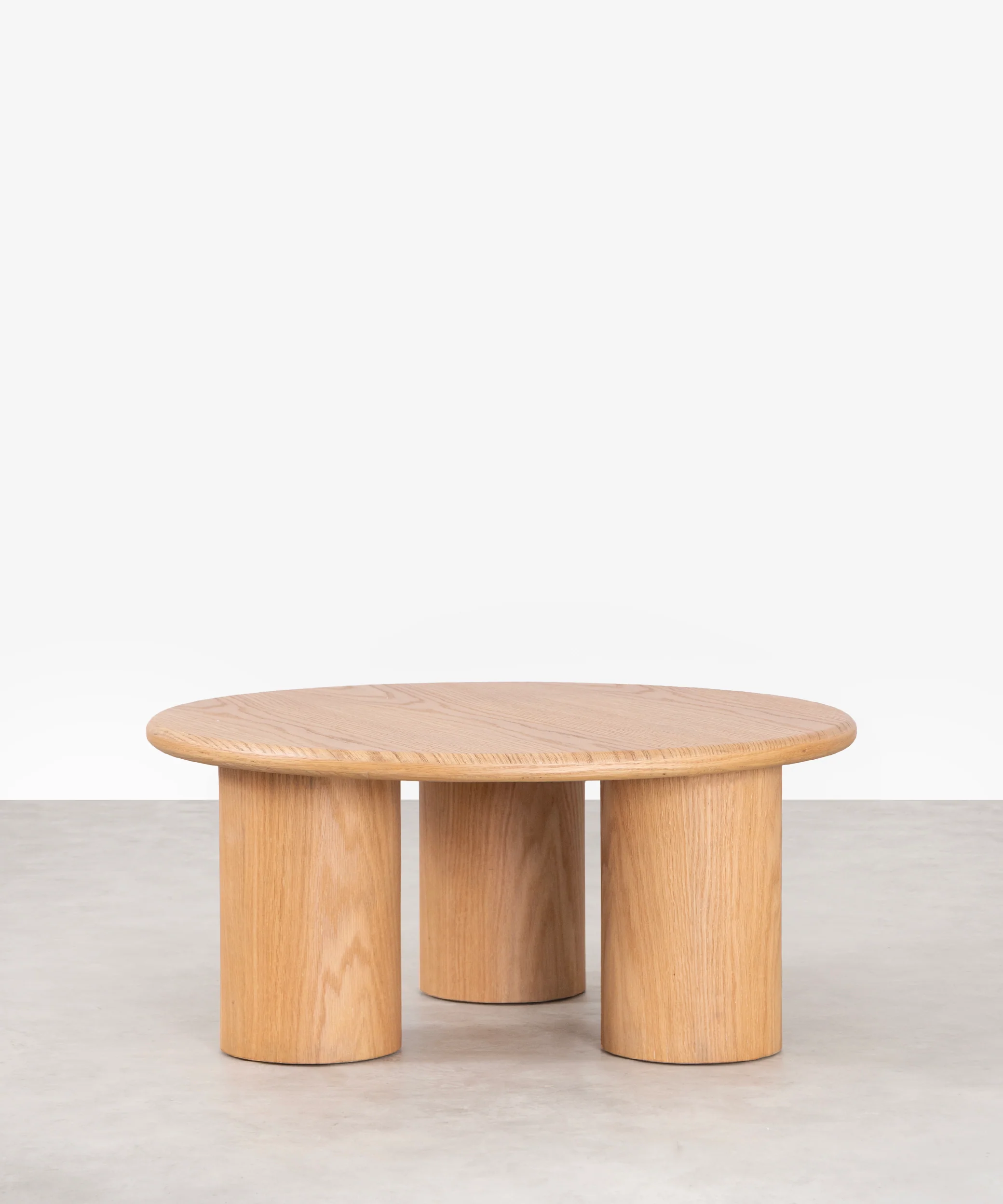 Mesa de Centro Redonda en Madera Aisha (80 cm) - Image 9
