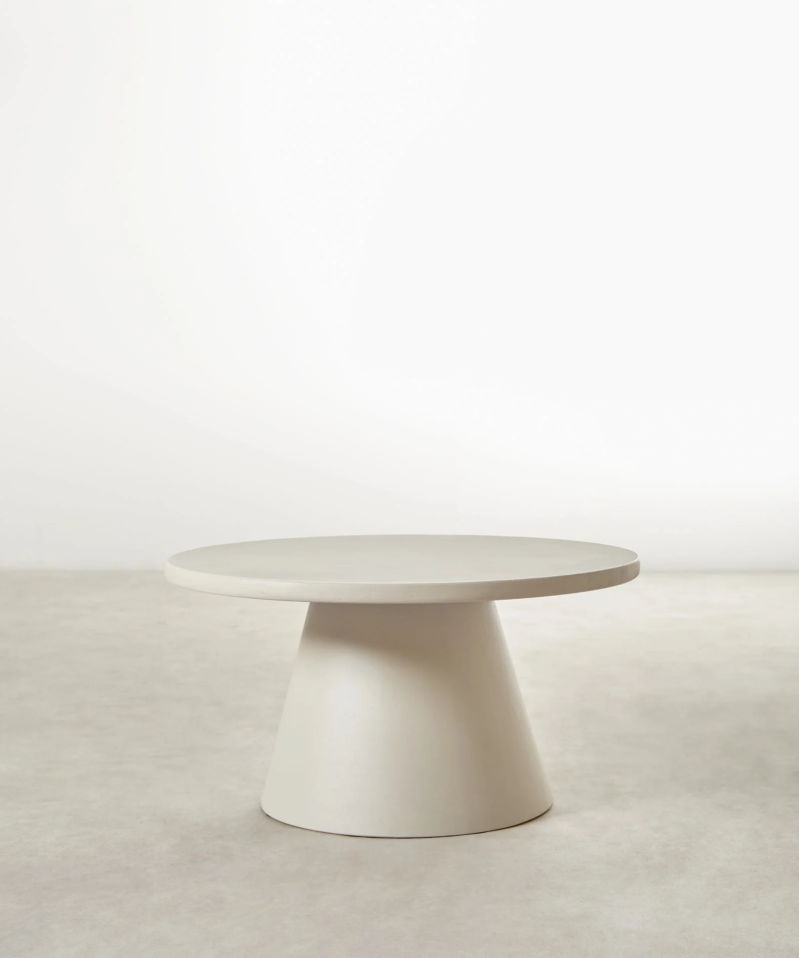 Mesa de Centro Redonda en Microcemento Hera (80 cm) - Image 3