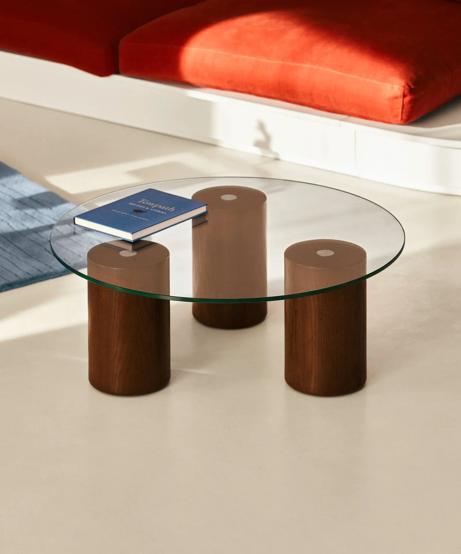 Mesa de Centro Redonda en Cristal Nora (80 cm) - Image 8
