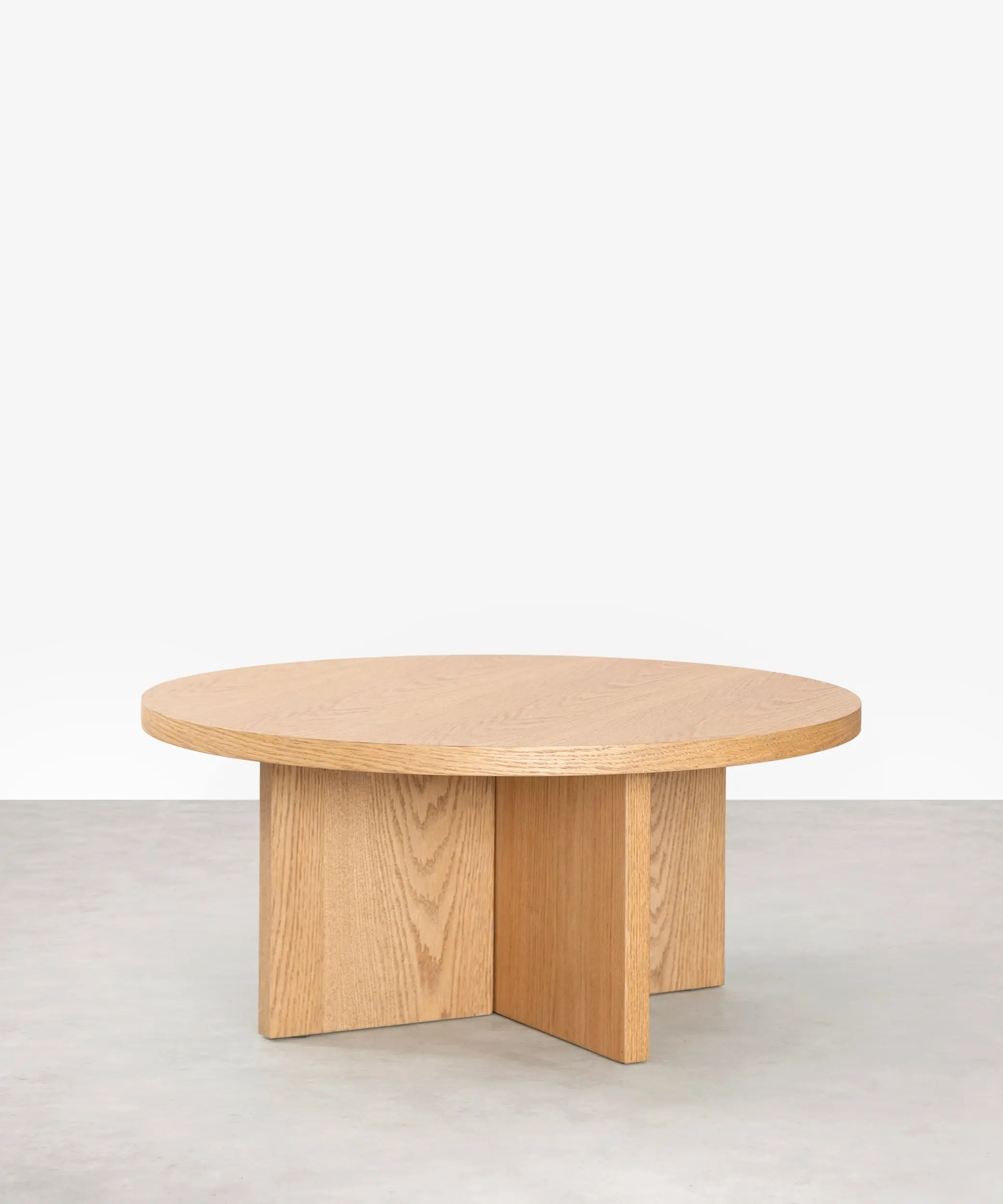 Mesa de Centro Redonda en Madera Takaya (80 cm) - Image 20