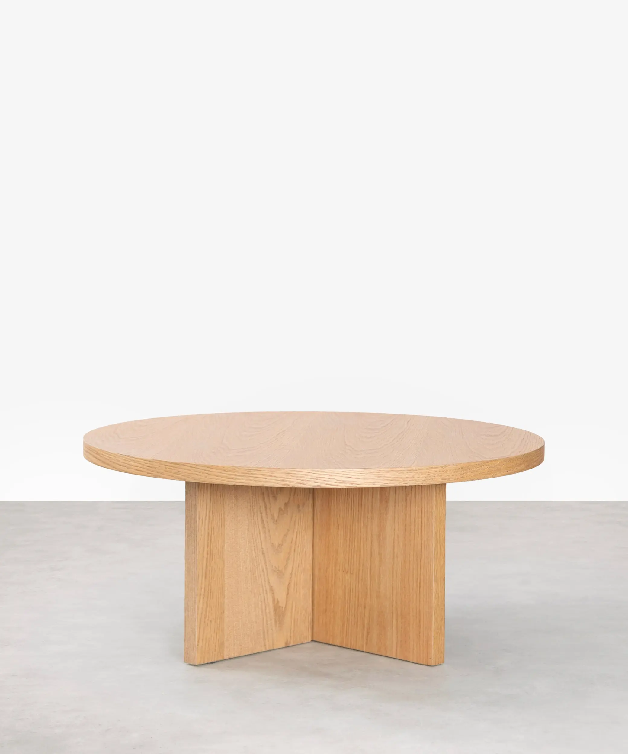 Mesa de Centro Redonda en Madera Takaya (80 cm) - Image 22