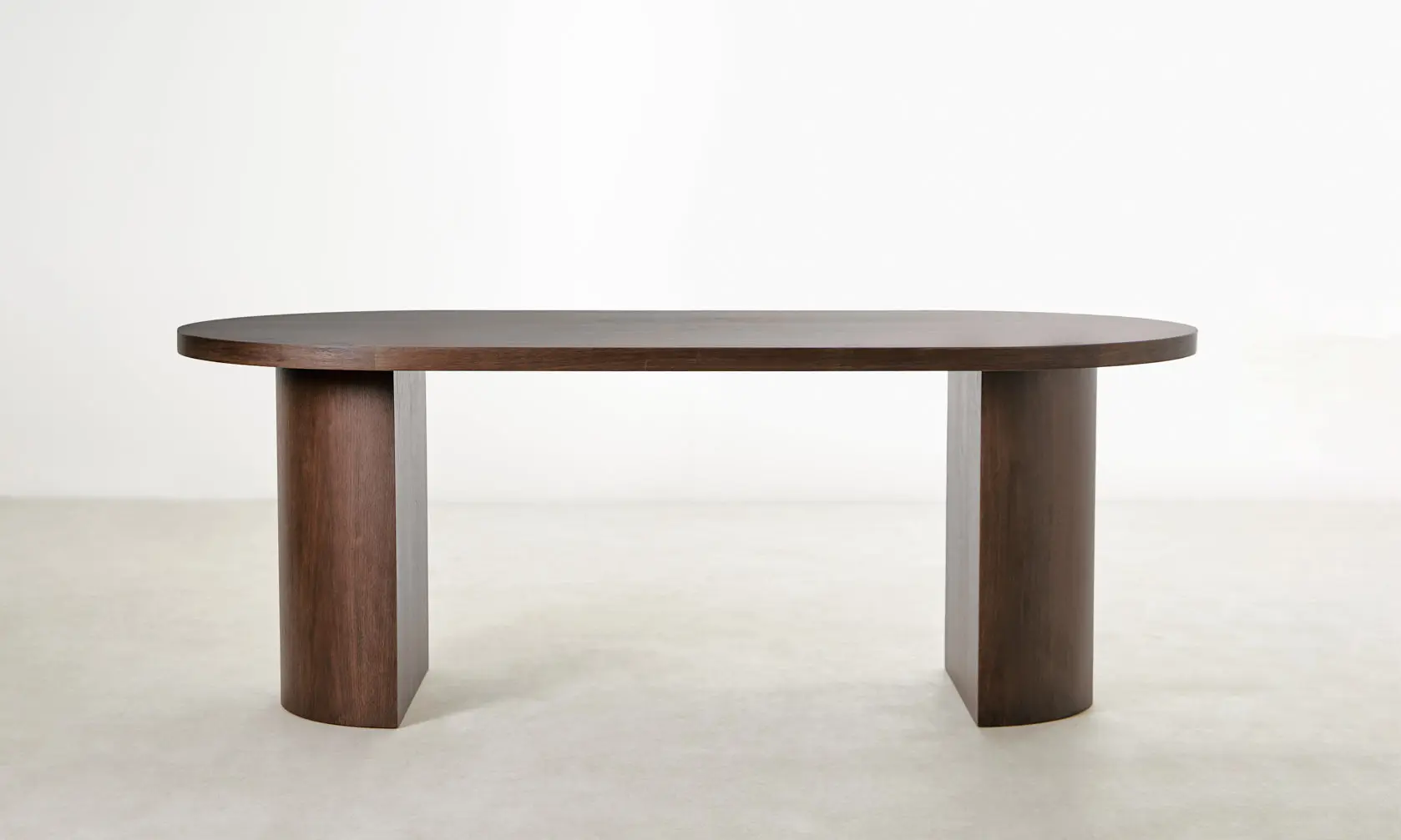 Mesa de Comedor Ovalada de Madera Lily (200 x 100 cm) - Image 8
