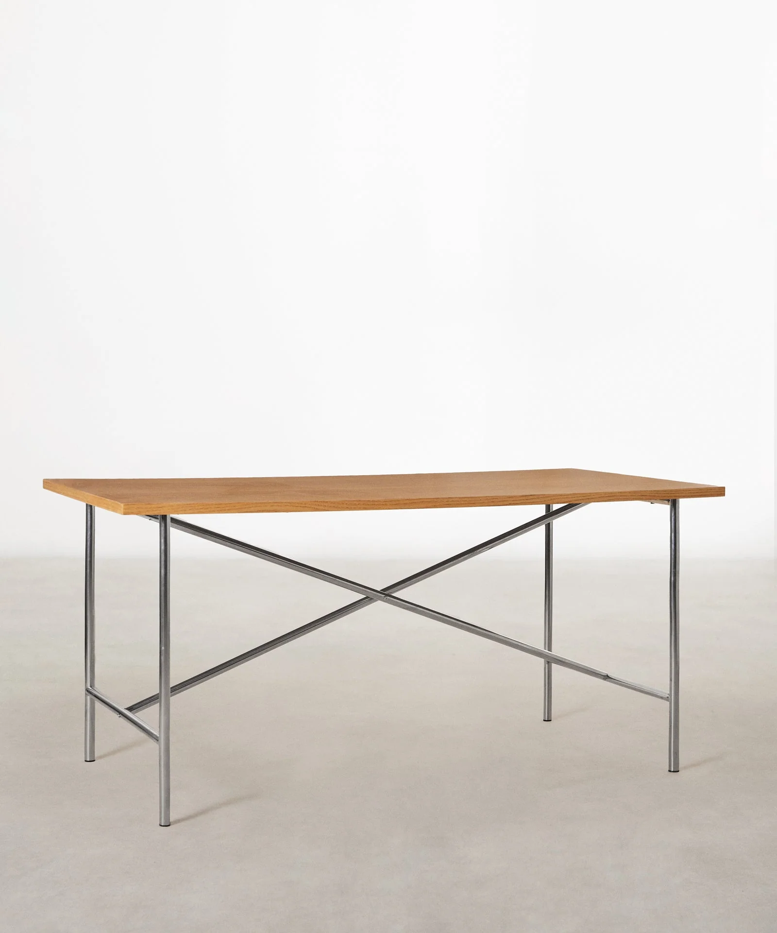Mesa de Comedor Rectangular en Madera y Metal Minel (160x80cm) - Image 4