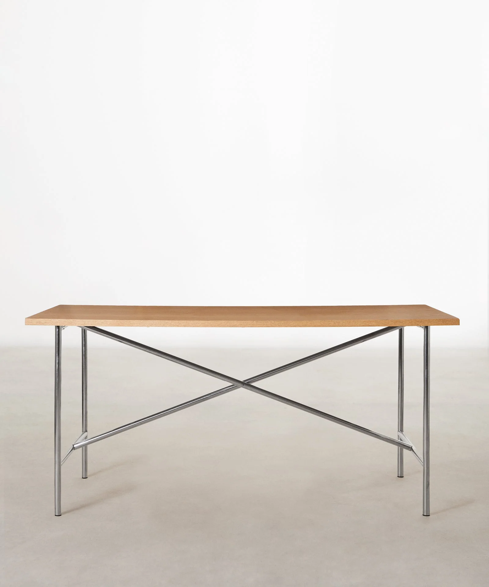 Mesa de Comedor Rectangular en Madera y Metal Minel (160x80cm) - Image 6