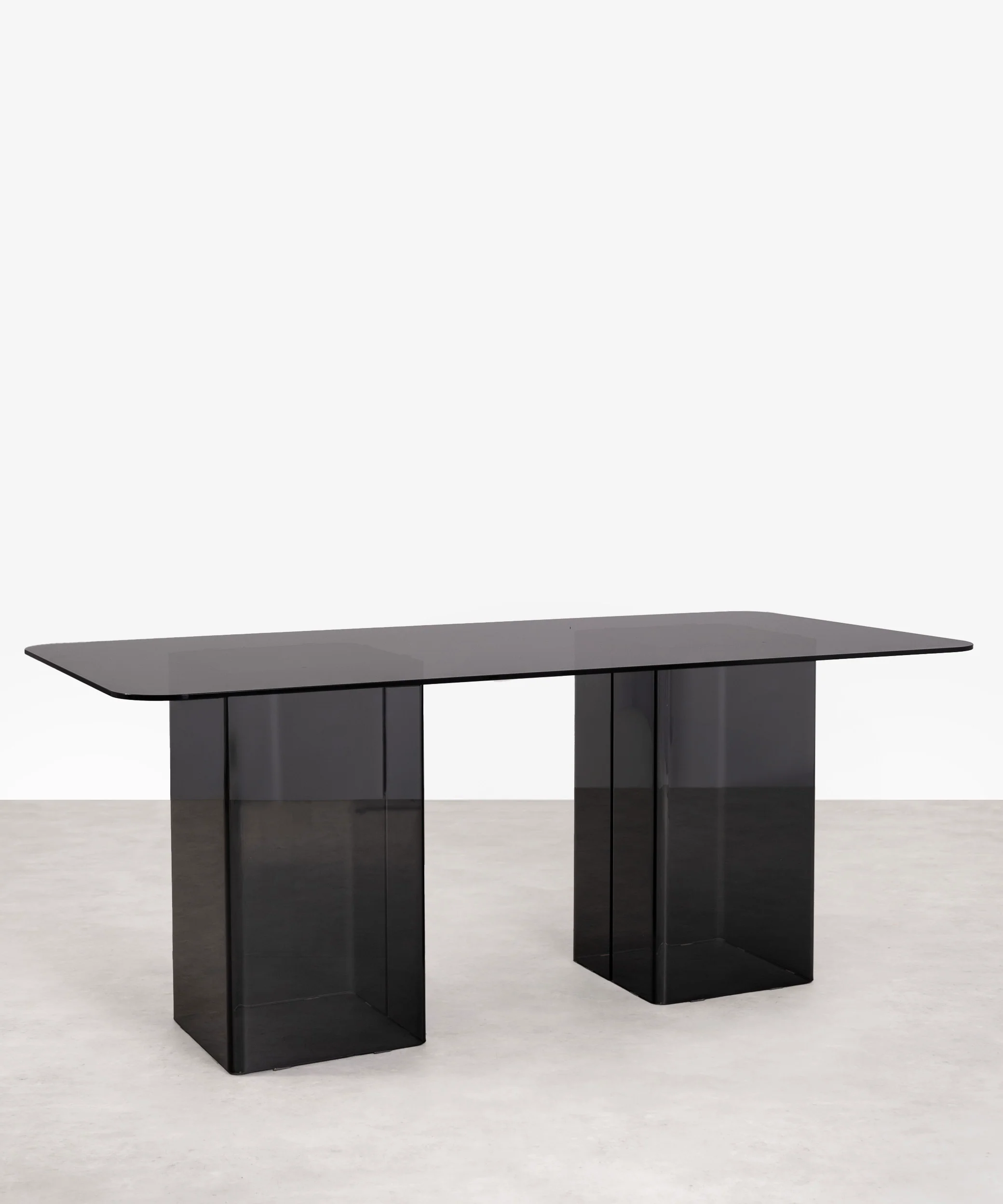 Mesa de Comedor Rectangular de Cristal Templado Eleonora (180 cm x 90 cm) - Image 11