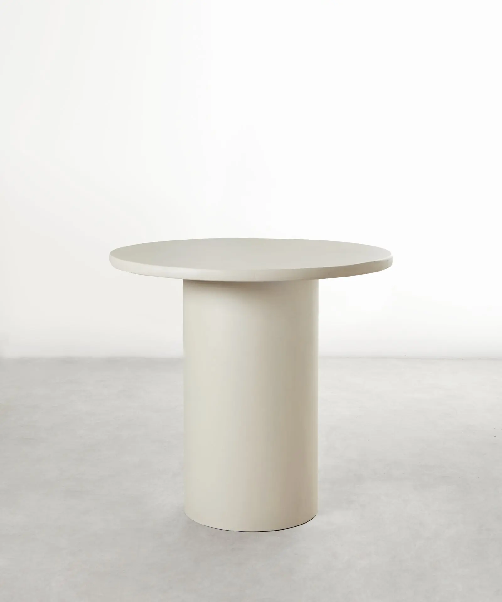 Mesa de Comedor Redonda en Microcemento Argo (80 cm) - Image 7