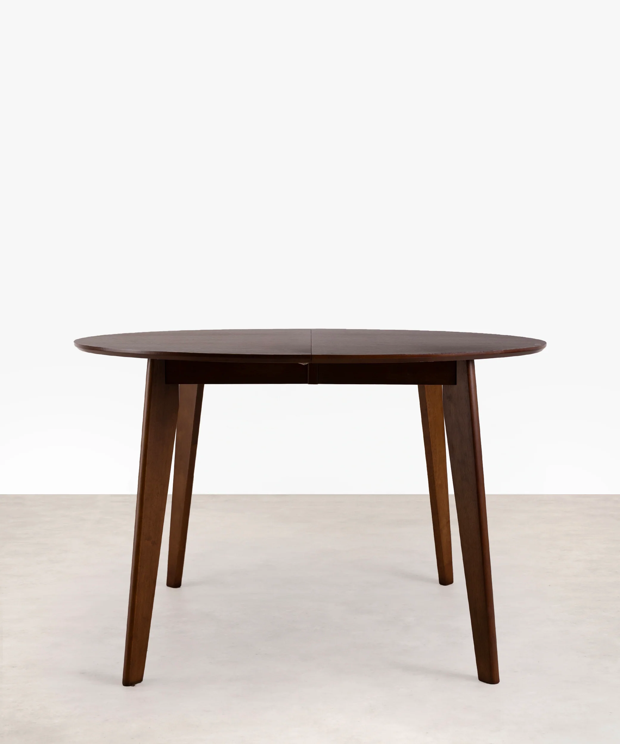Mesa de Comedor Redonda en Madera Extensible Gala Walnut (120-150 cm) - Image 3