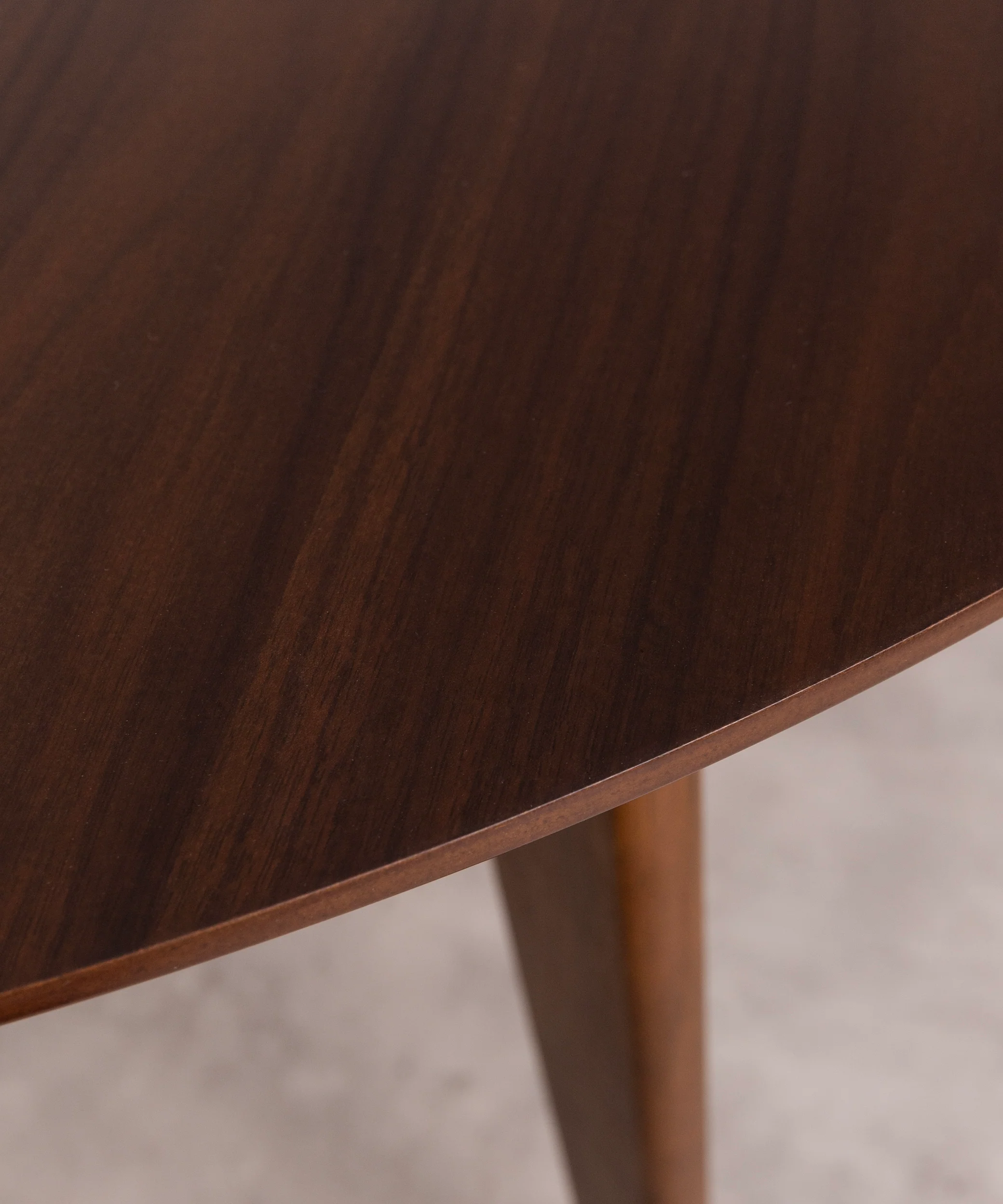 Mesa de Comedor Redonda en Madera Extensible Gala Walnut (120-150 cm) - Image 4