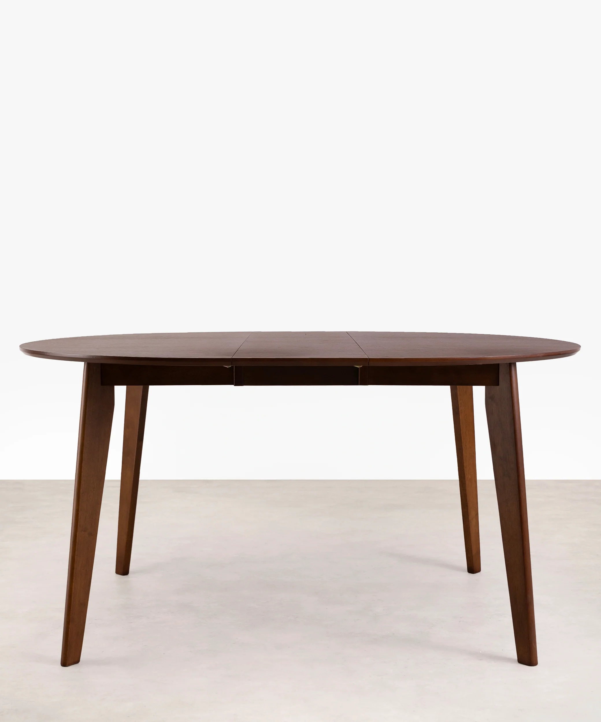 Mesa de Comedor Redonda en Madera Extensible Gala Walnut (120-150 cm) - Image 5