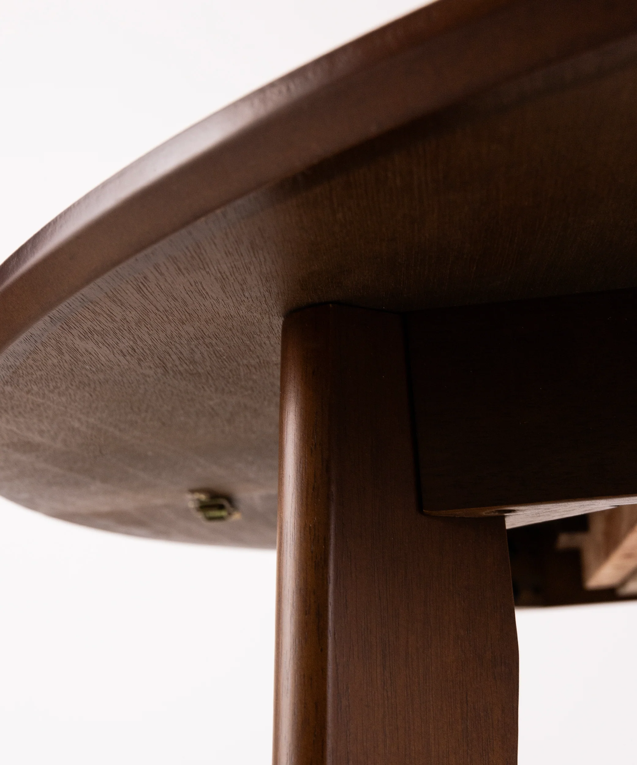 Mesa de Comedor Redonda en Madera Extensible Gala Walnut (120-150 cm) - Image 9