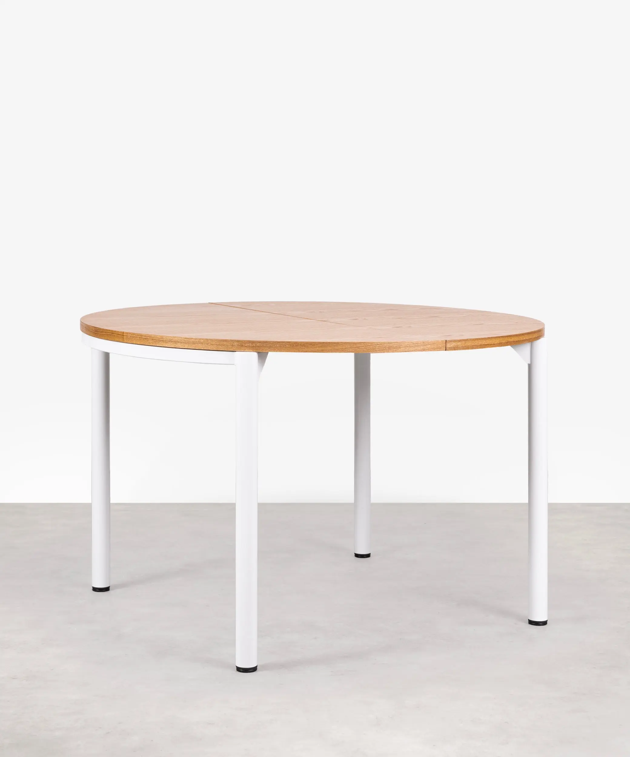 Mesa de Comedor Redonda Extensible en Madera y Metal Maider (120-160 cm) - Image 10