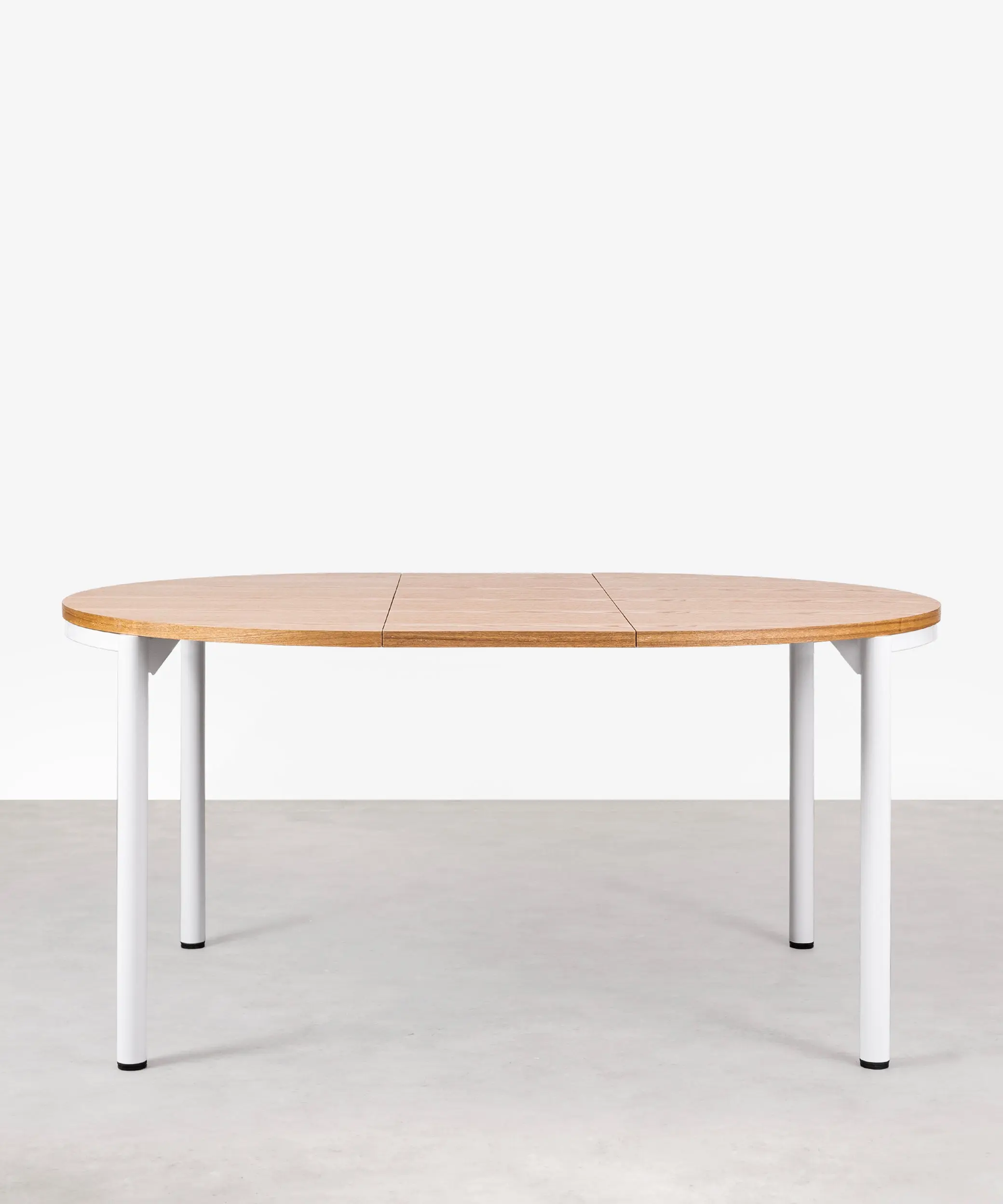 Mesa de Comedor Redonda Extensible en Madera y Metal Maider (120-160 cm) - Image 11