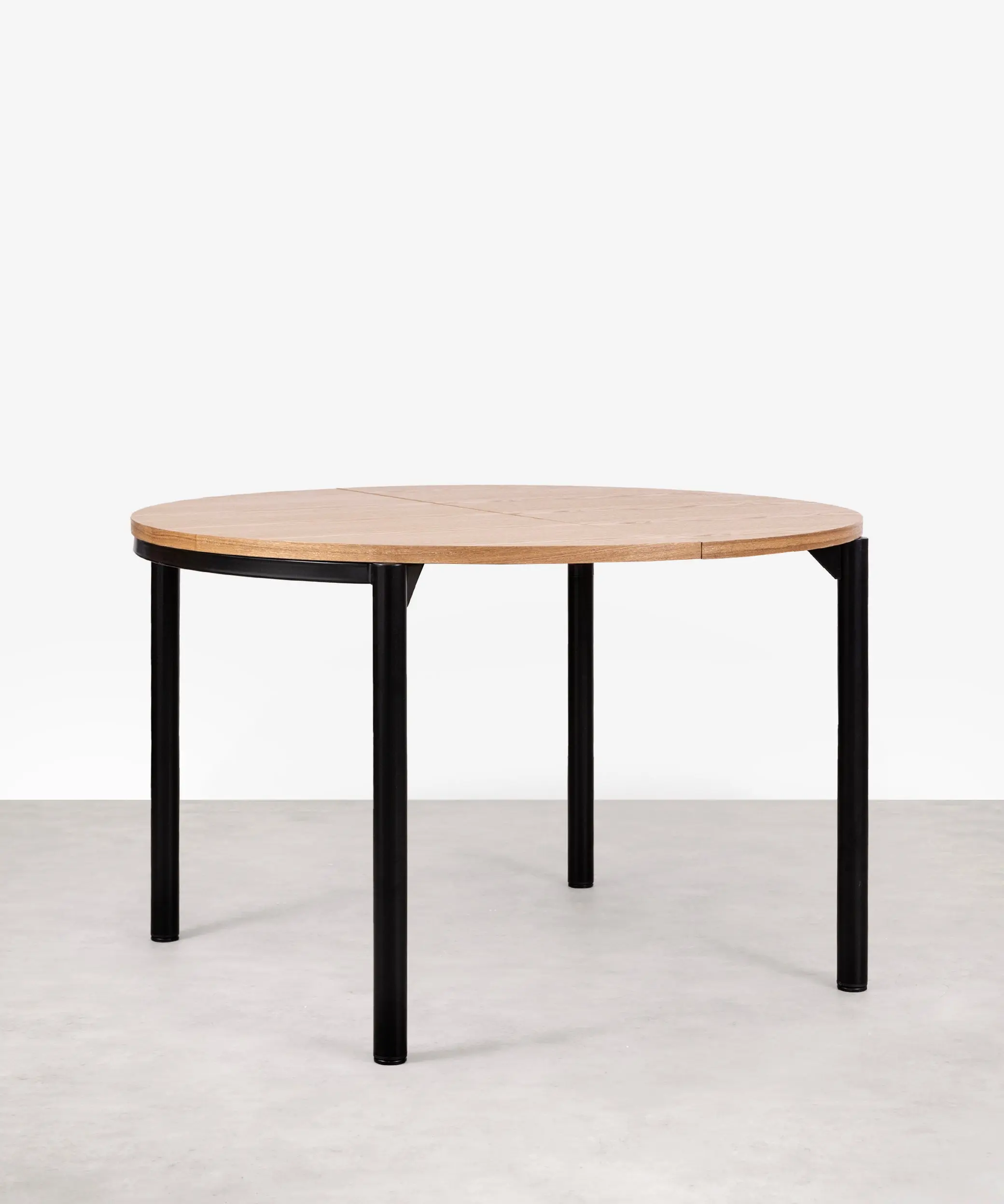 Mesa de Comedor Redonda Extensible en Madera y Metal Maider (120-160 cm) - Image 3
