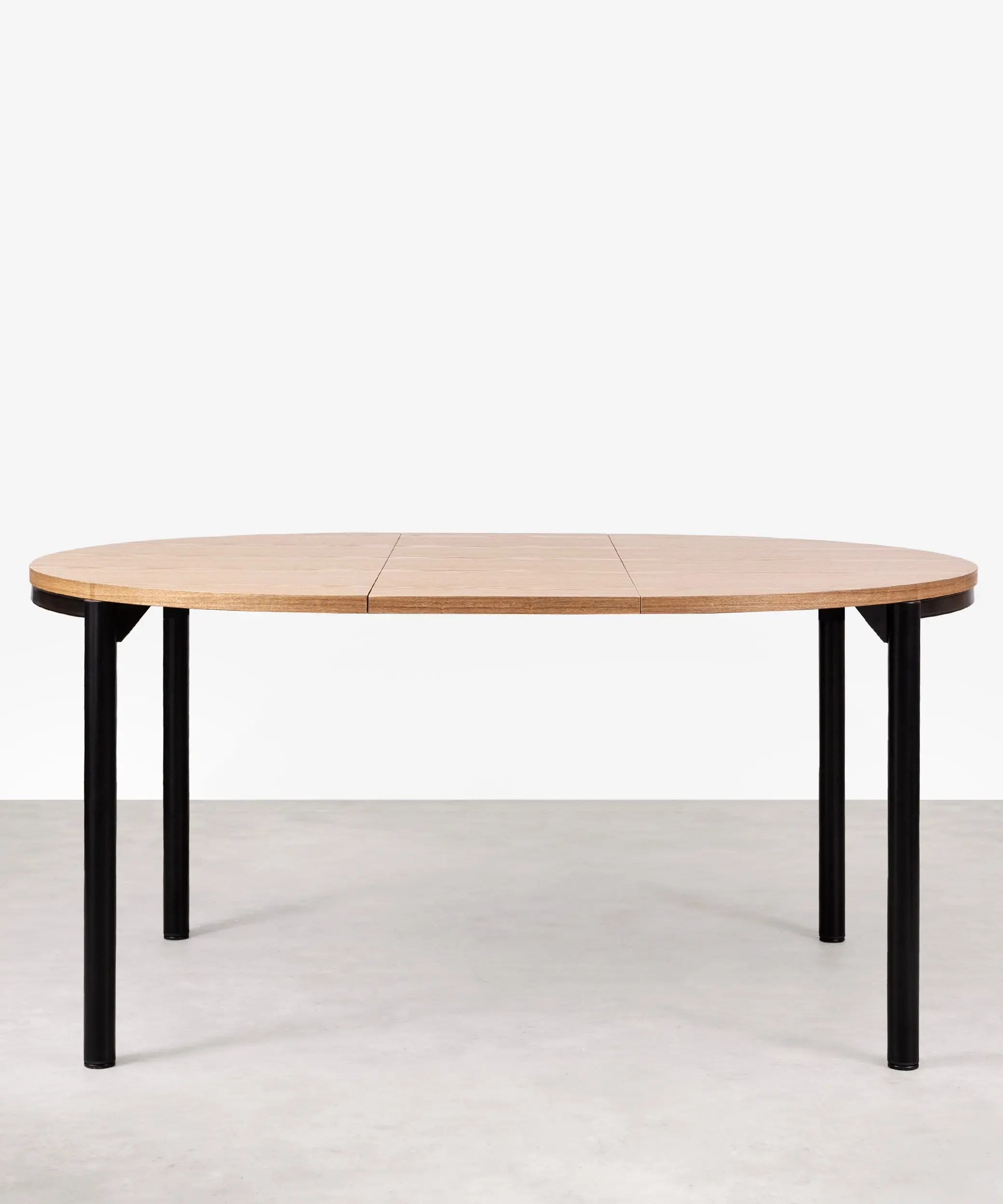 Mesa de Comedor Redonda Extensible en Madera y Metal Maider (120-160 cm) - Image 4