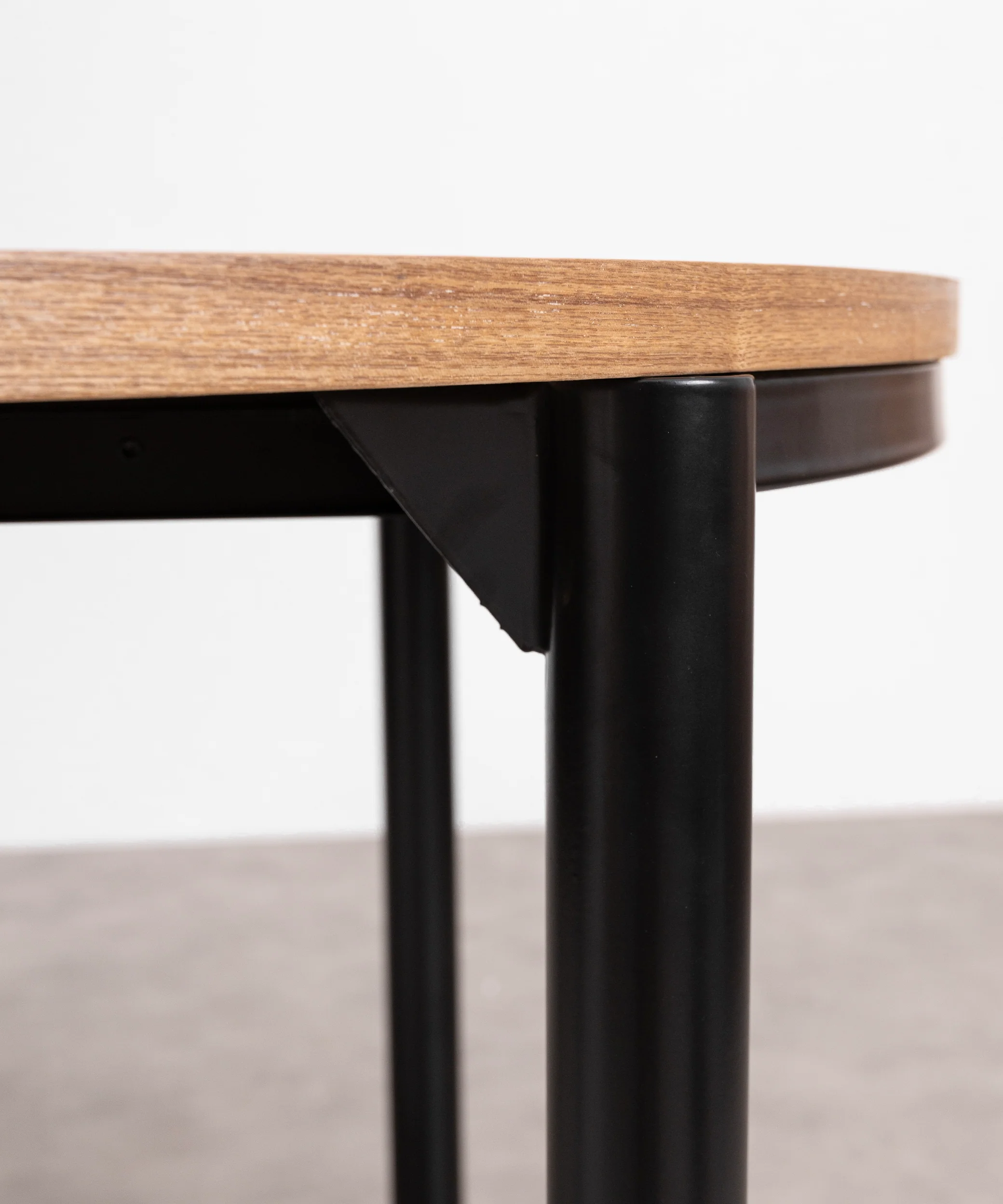 Mesa de Comedor Redonda Extensible en Madera y Metal Maider (120-160 cm) - Image 6