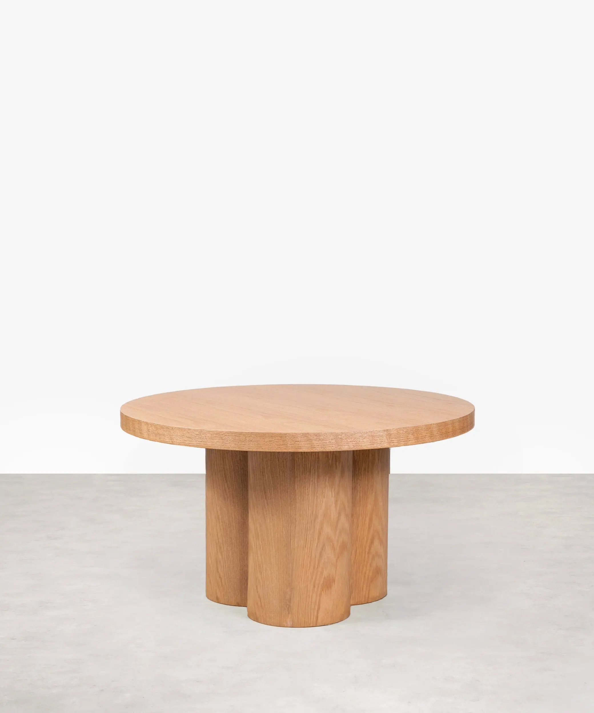Mesa de Centro Redonda en Madera Odette (80 cm) - Image 4