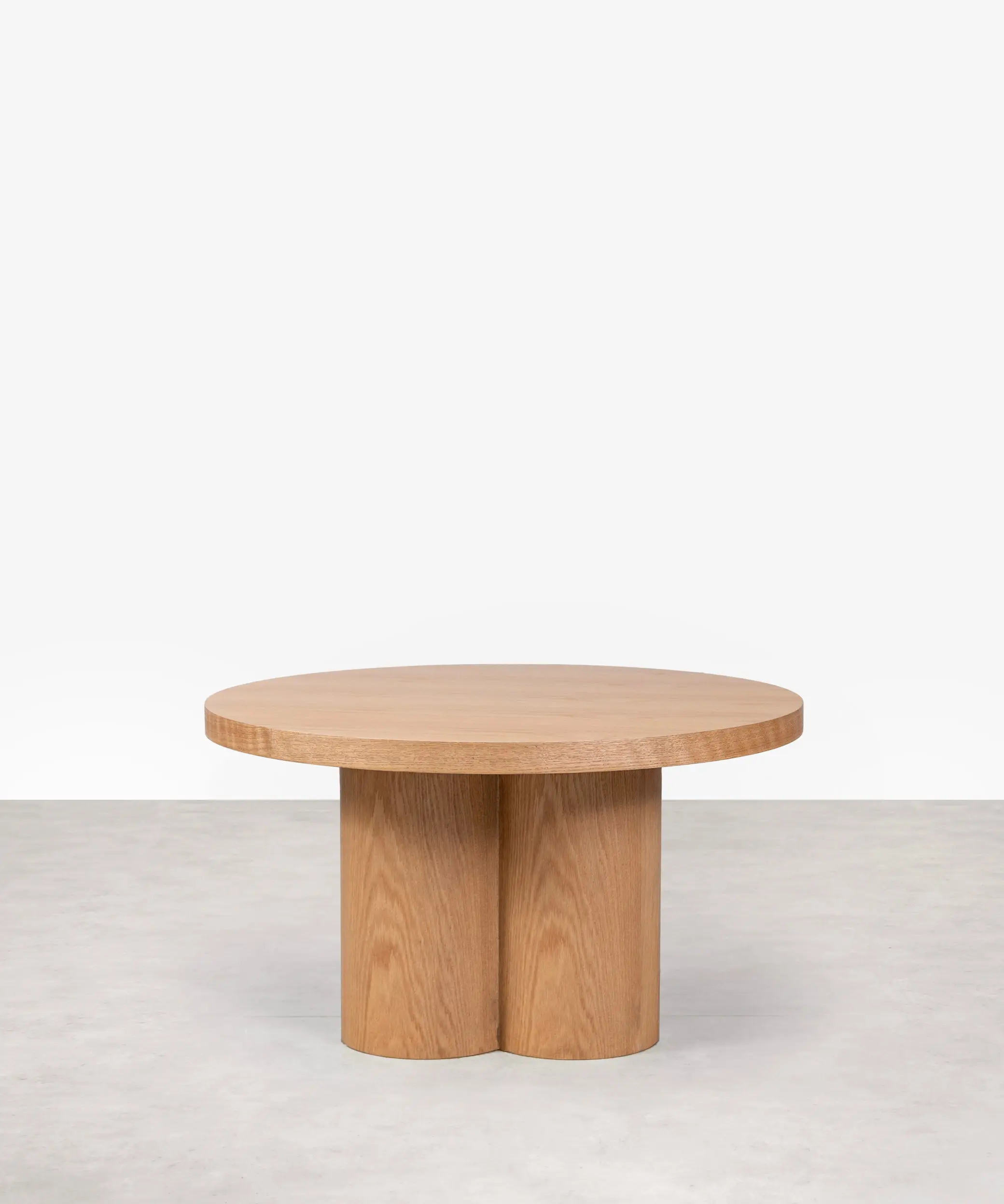 Mesa de Centro Redonda en Madera Odette (80 cm) - Image 5