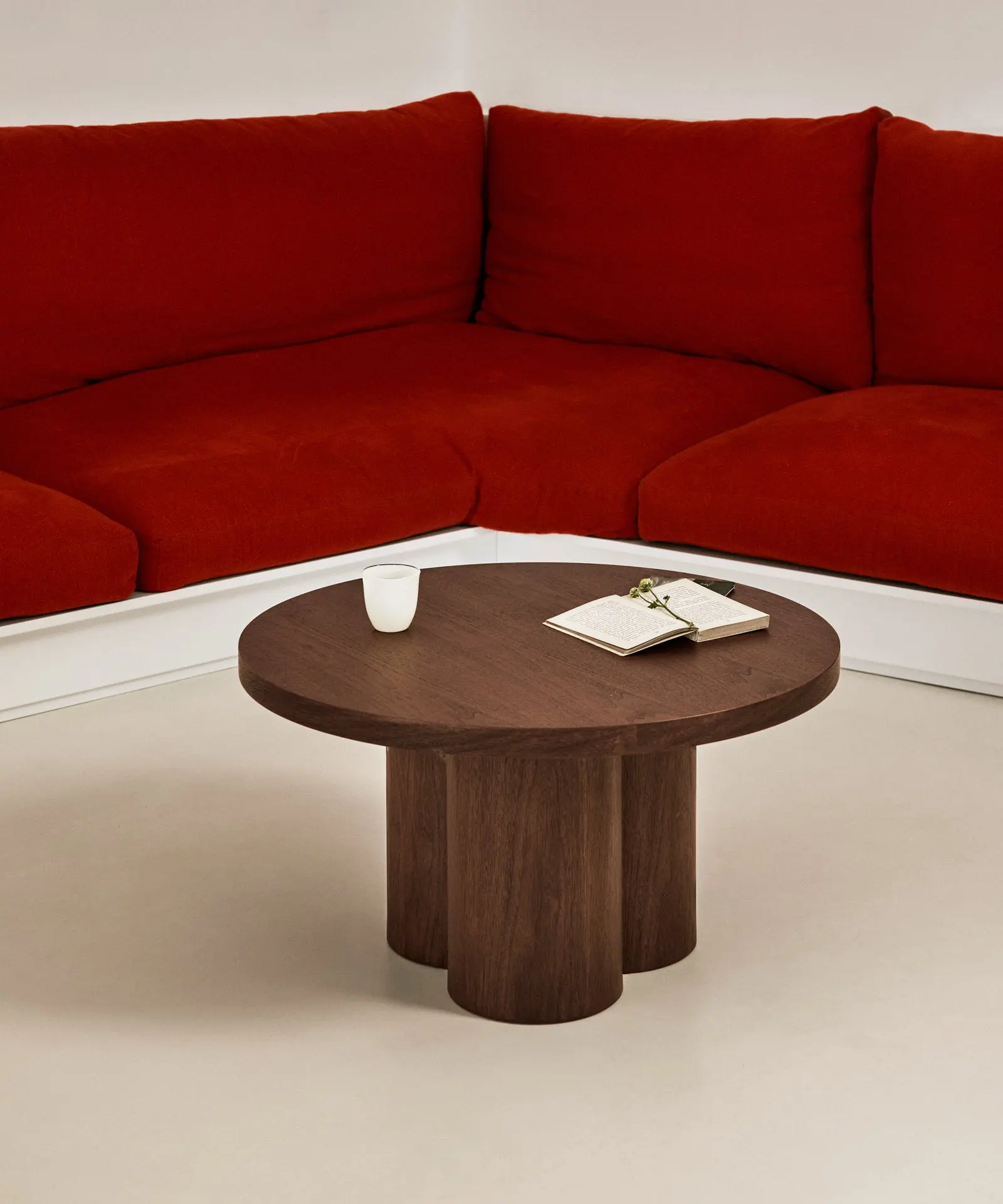 Mesa de Centro Redonda en Madera Odette (80 cm) - Image 8