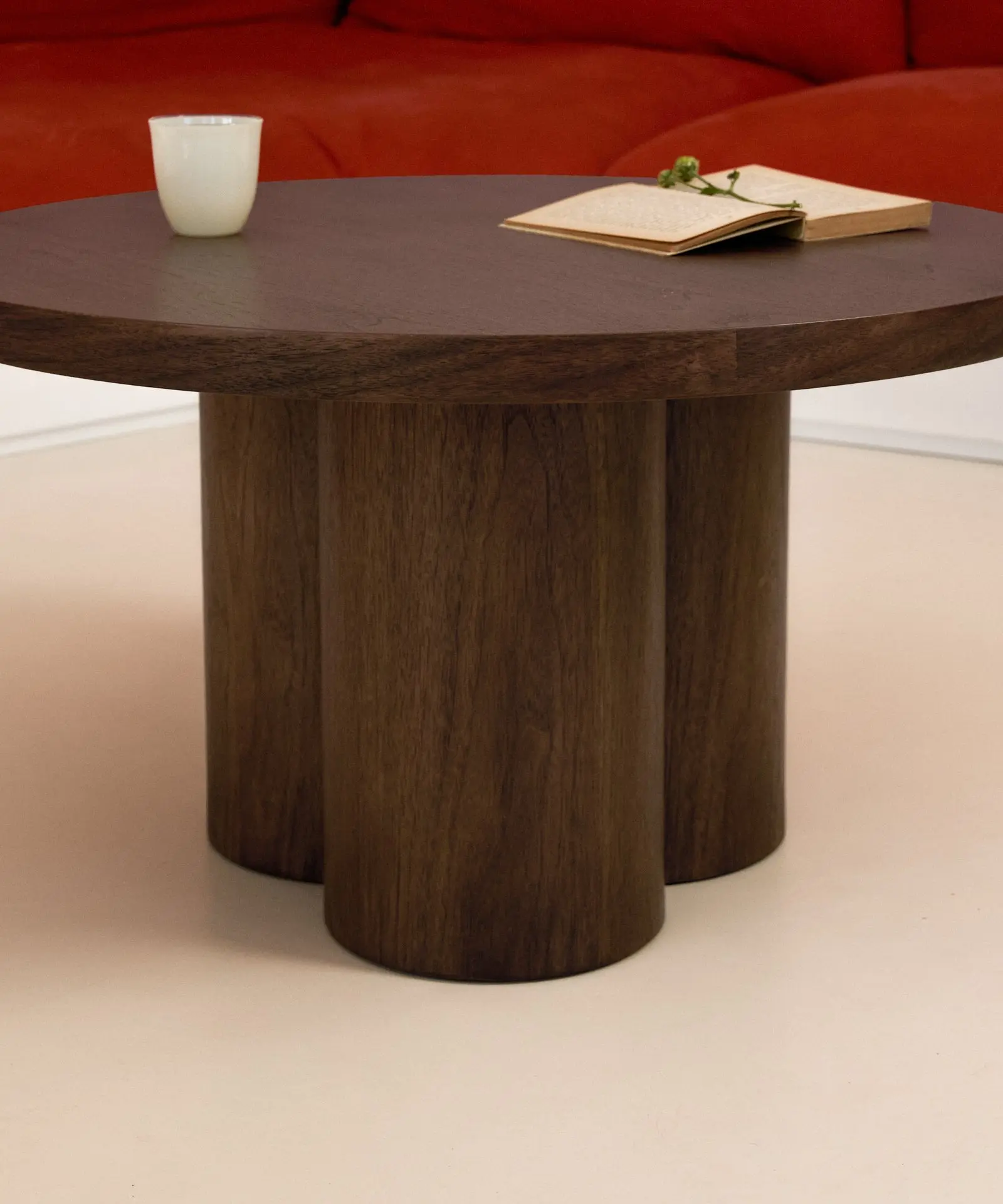 Mesa de Centro Redonda en Madera Odette (80 cm) - Image 9