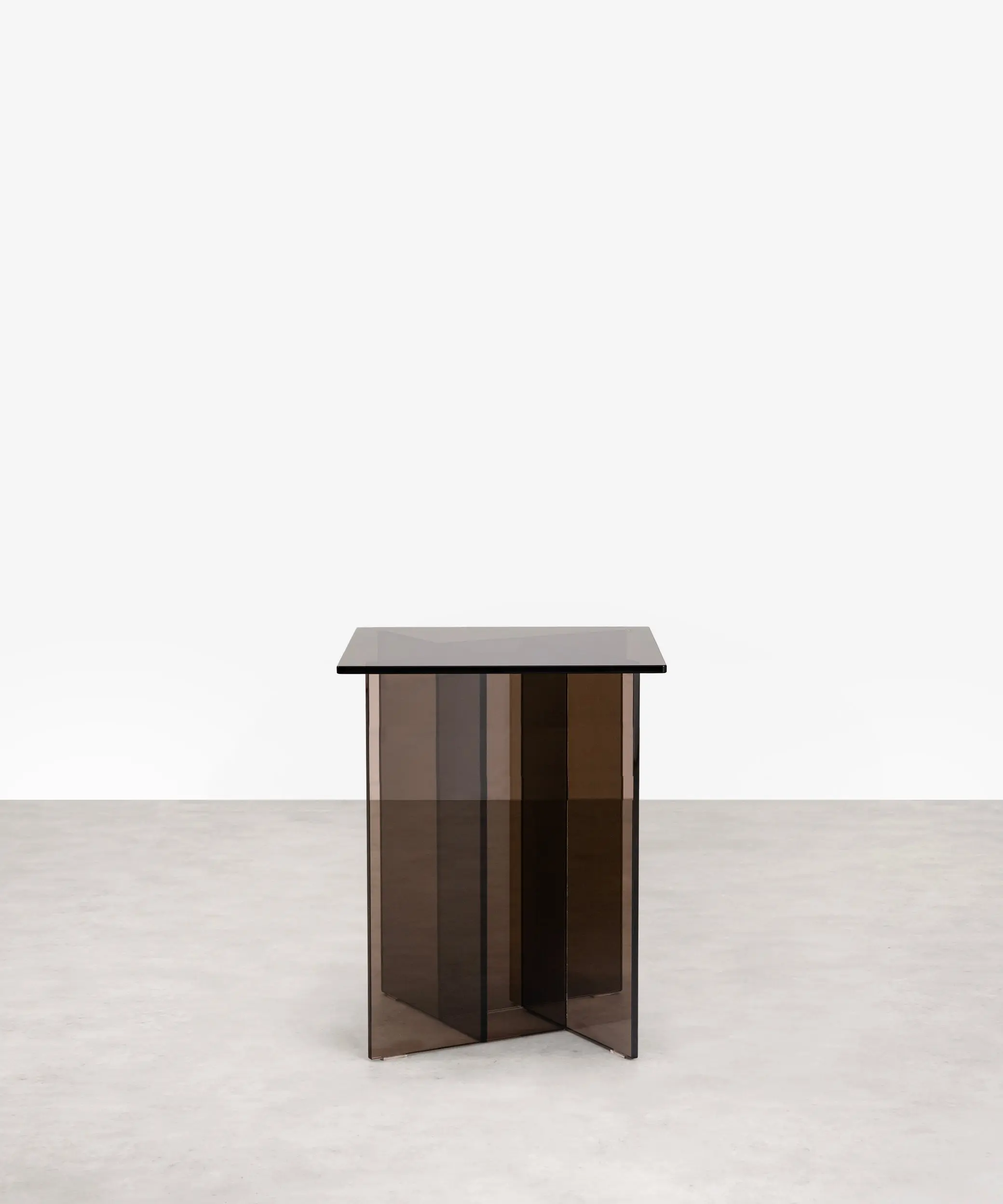 Mesa Auxiliar Cuadrada de Cristal Templado Johanna (40x40 cm) - Image 10