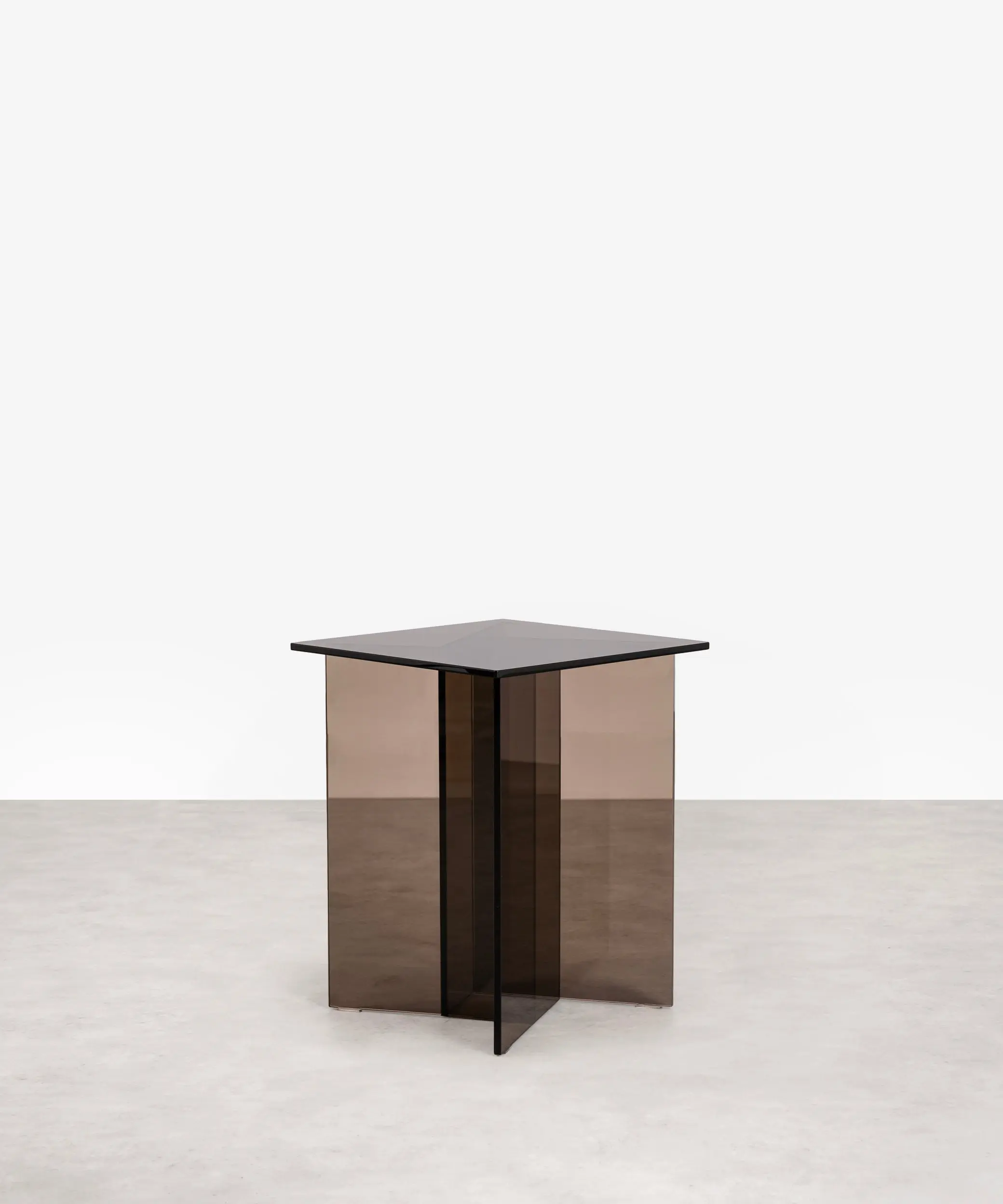 Mesa Auxiliar Cuadrada de Cristal Templado Johanna (40x40 cm) - Image 11