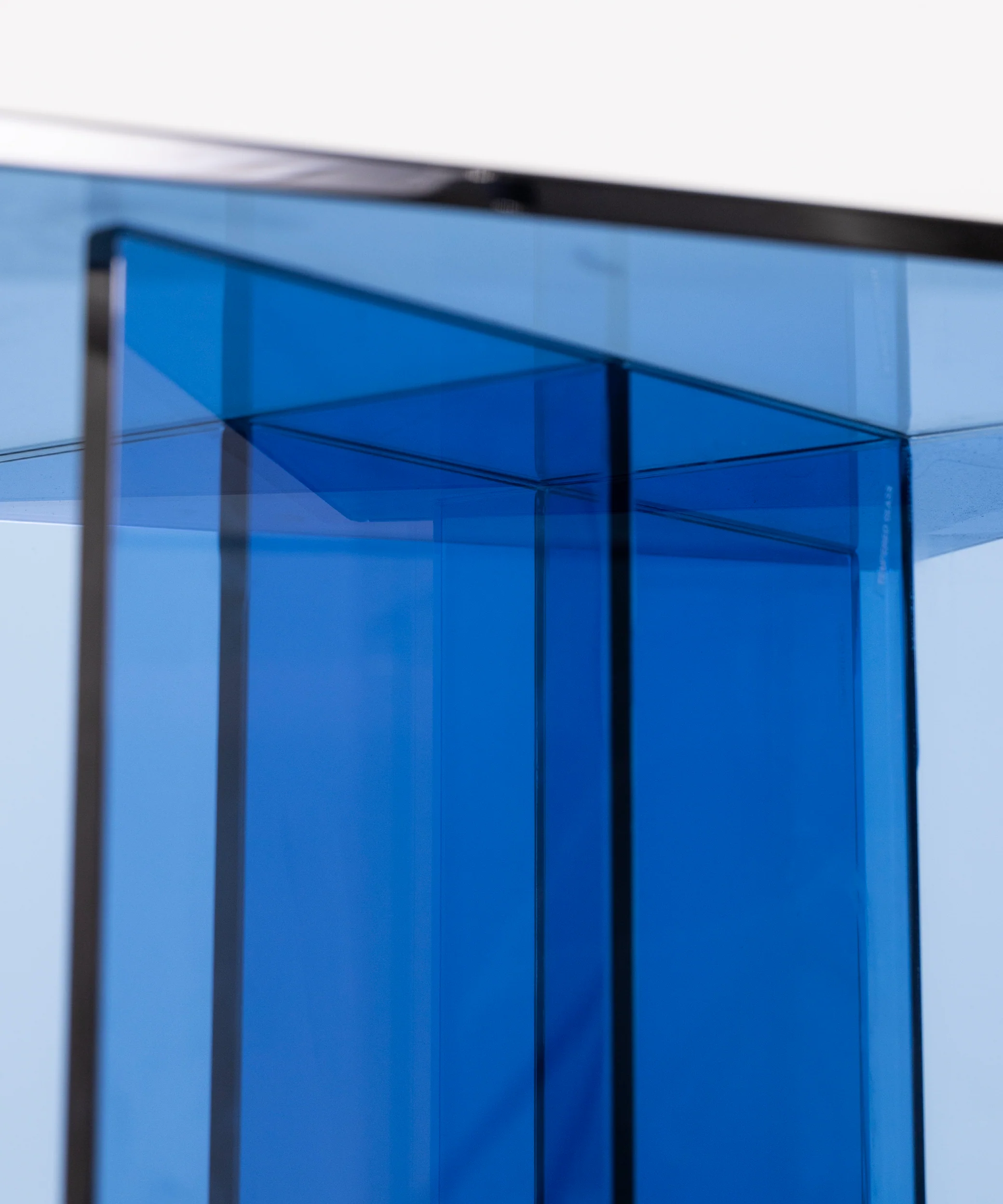 Mesa Auxiliar Cuadrada de Cristal Templado Johanna (40x40 cm) - Image 2