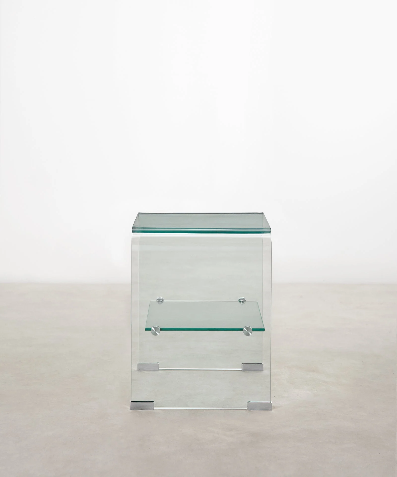 Mesa Auxiliar de Cristal Templado Siena (47x45 cm) - Image 2