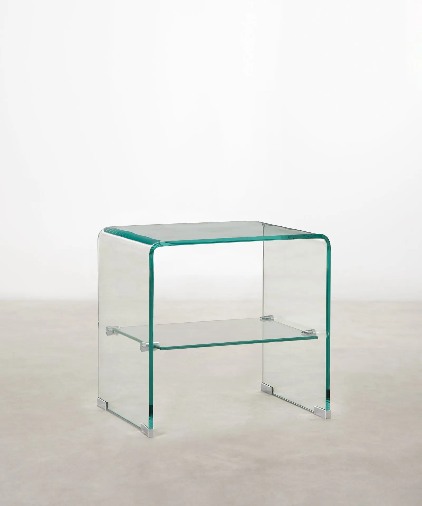 Mesa Auxiliar de Cristal Templado Siena (47x45 cm) - Image 5
