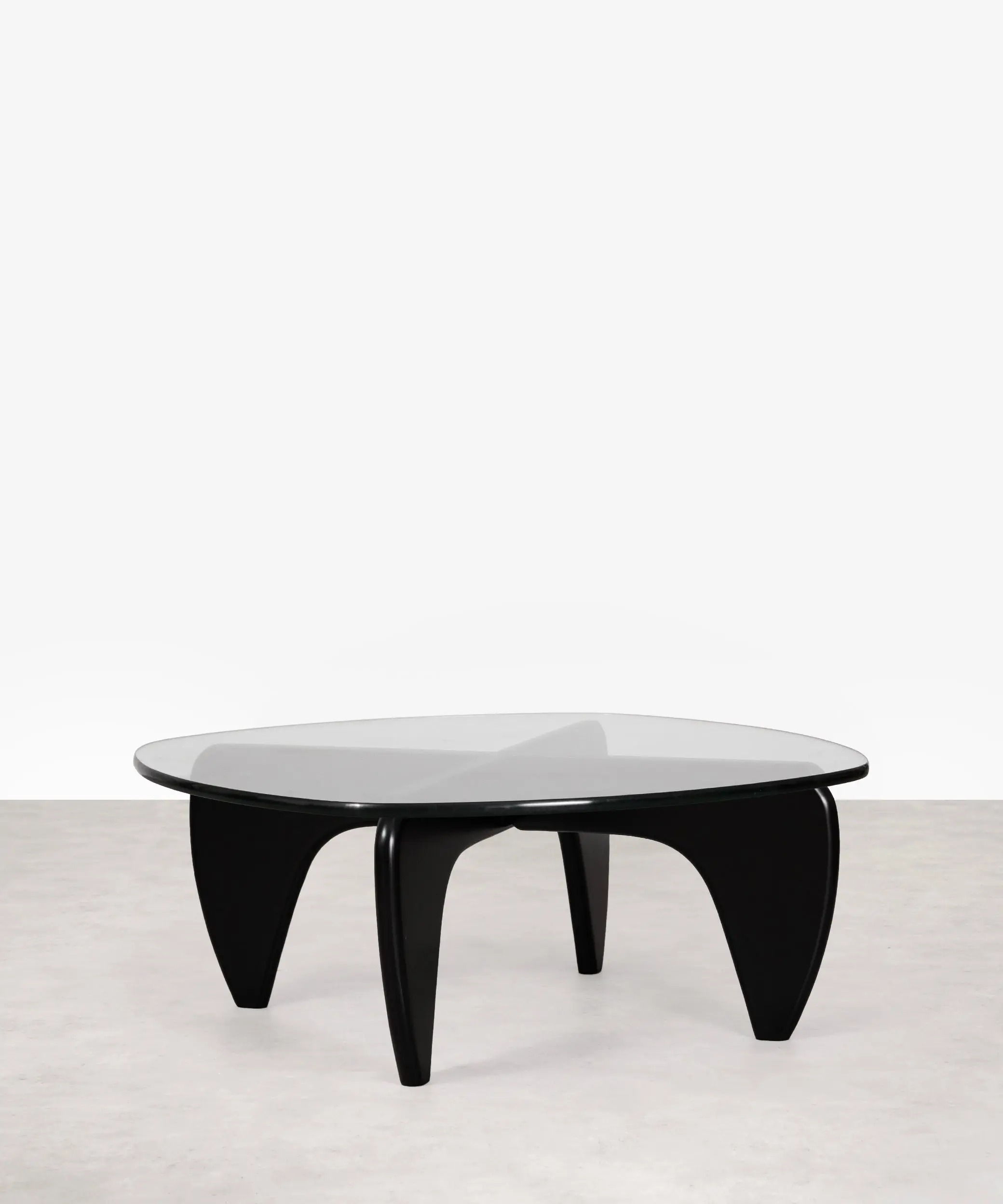 Mesa de Centro en Cristal Templado y Madera Michi Noriaki - Image 13