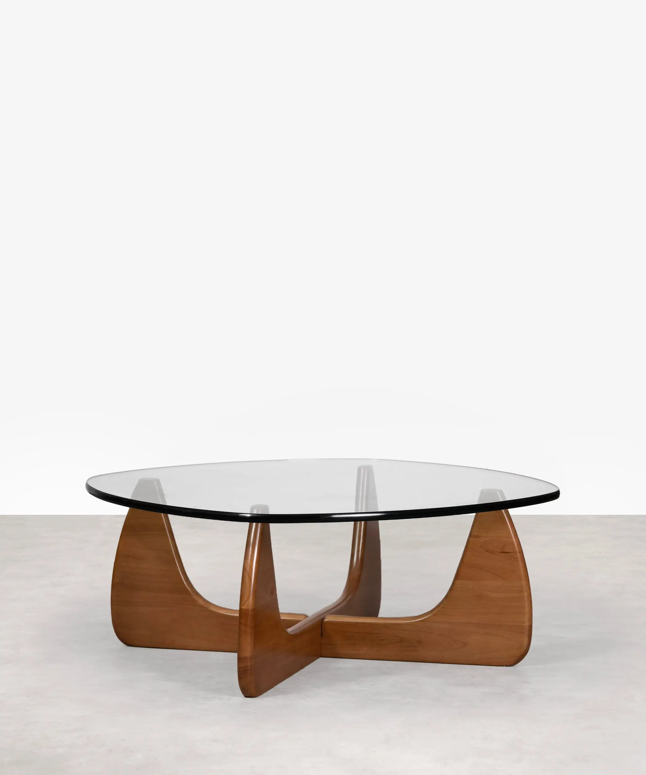 Mesa de Centro en Cristal Templado y Madera Michi Noriaki - Image 3