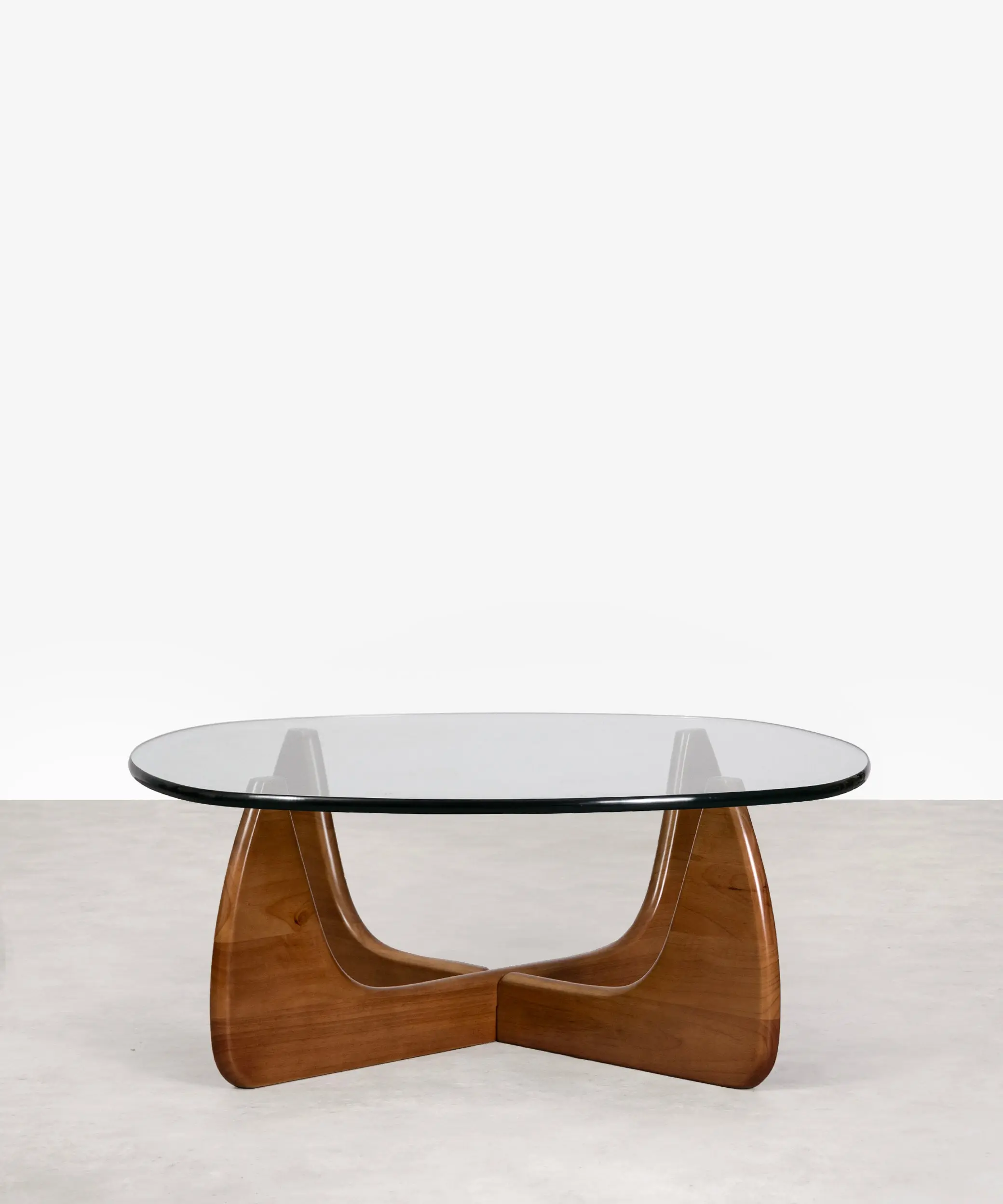 Mesa de Centro en Cristal Templado y Madera Michi Noriaki - Image 4
