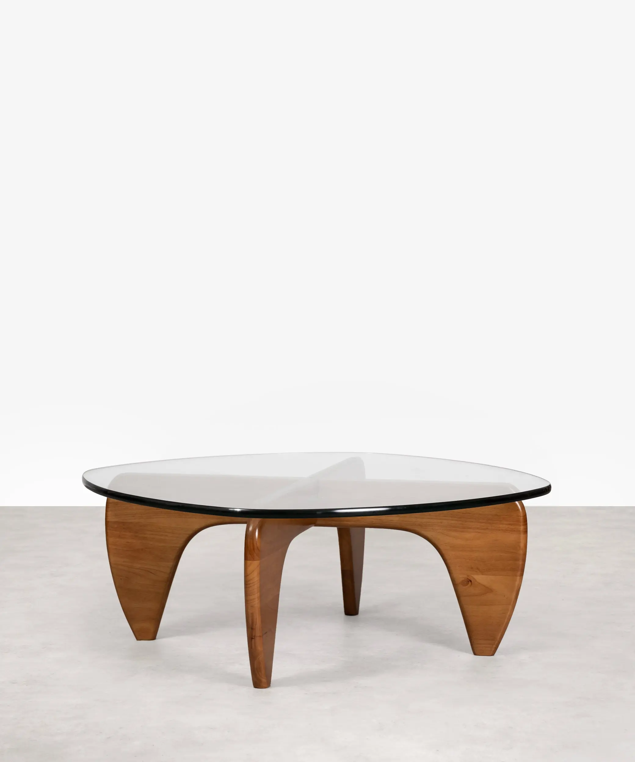 Mesa de Centro en Cristal Templado y Madera Michi Noriaki - Image 5